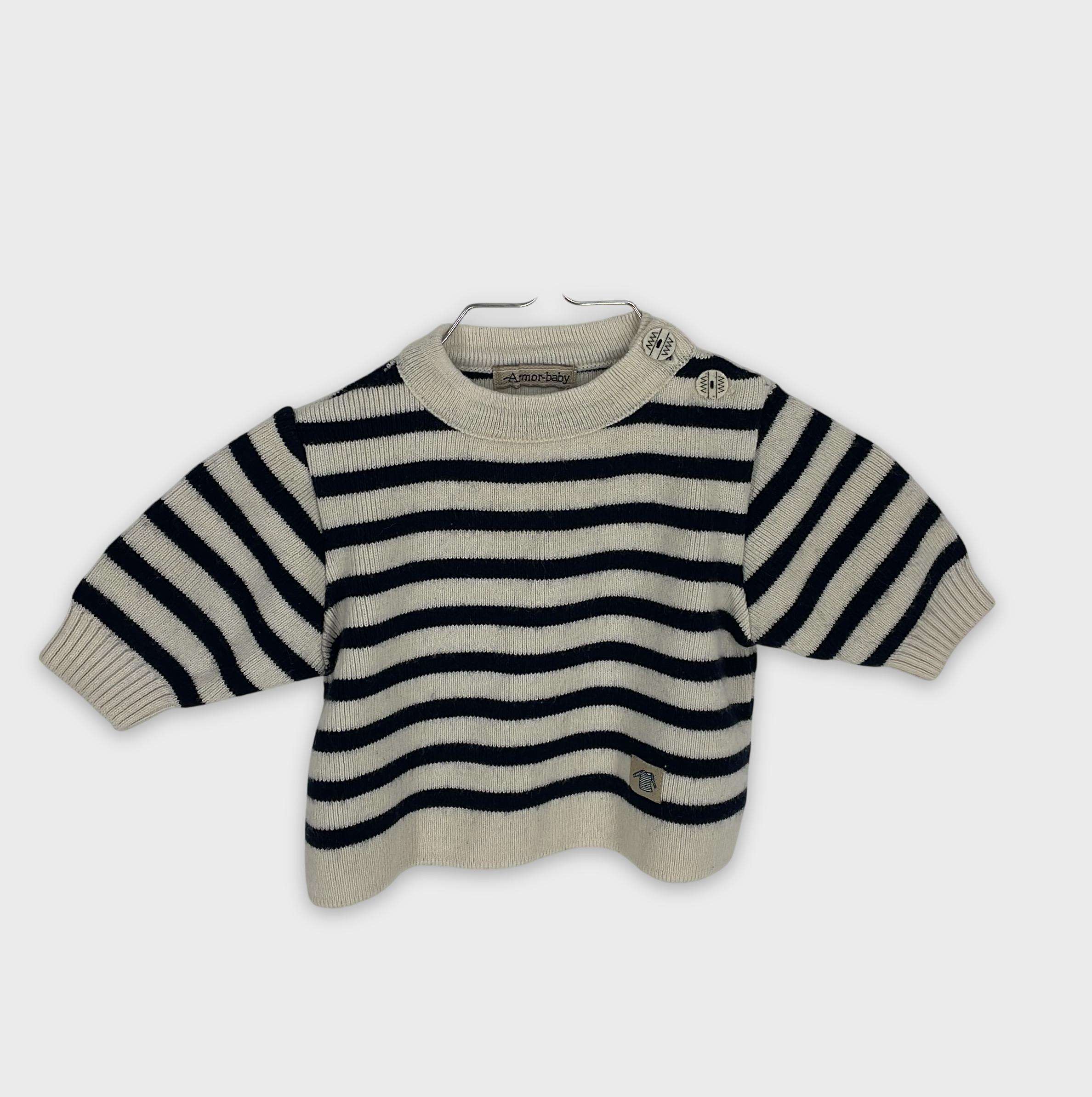 0-Pull Marque Inconnue 3 mois