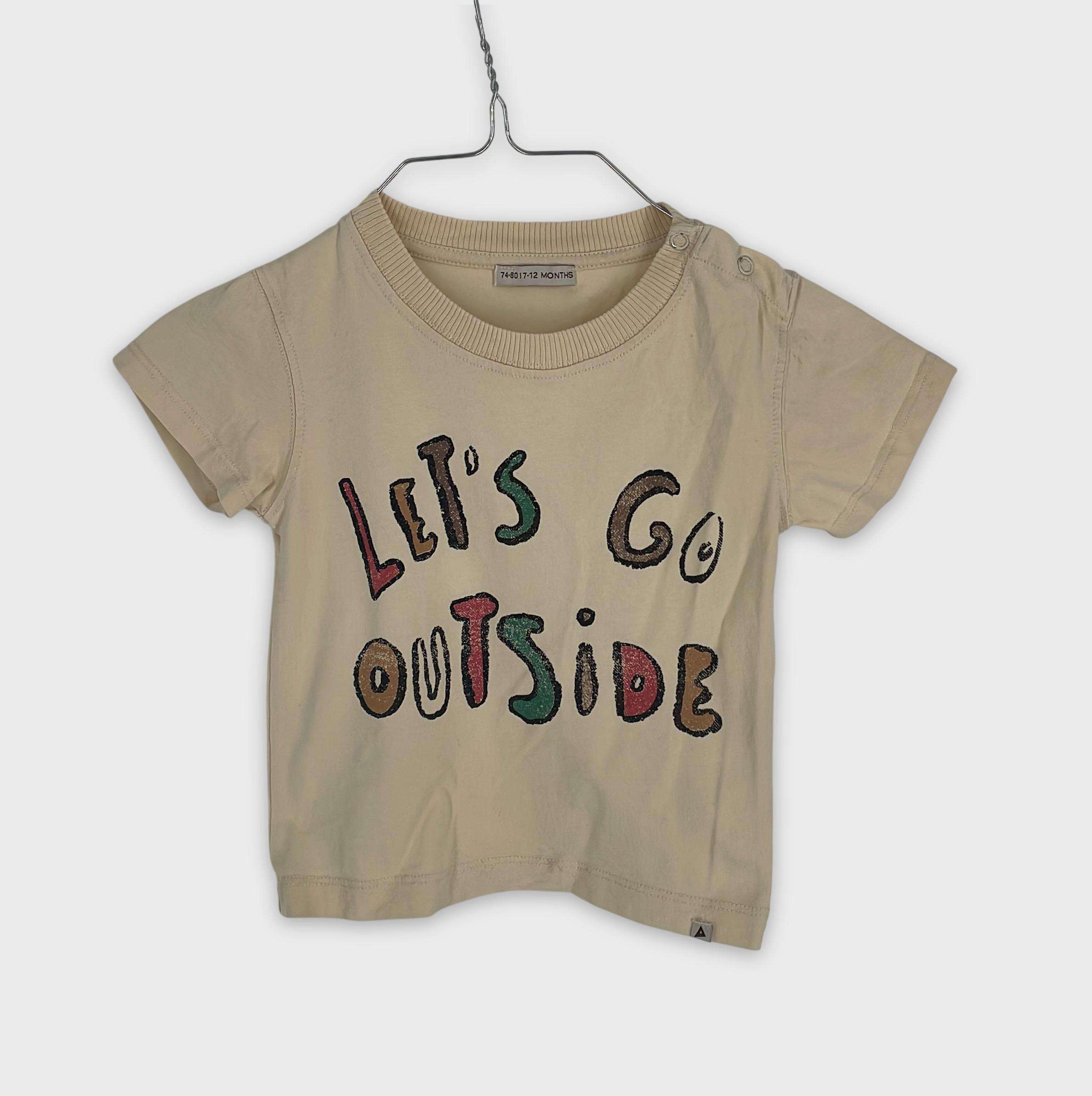 0-T-shirt manches courtes Marque Inconnue 9-12 Mois