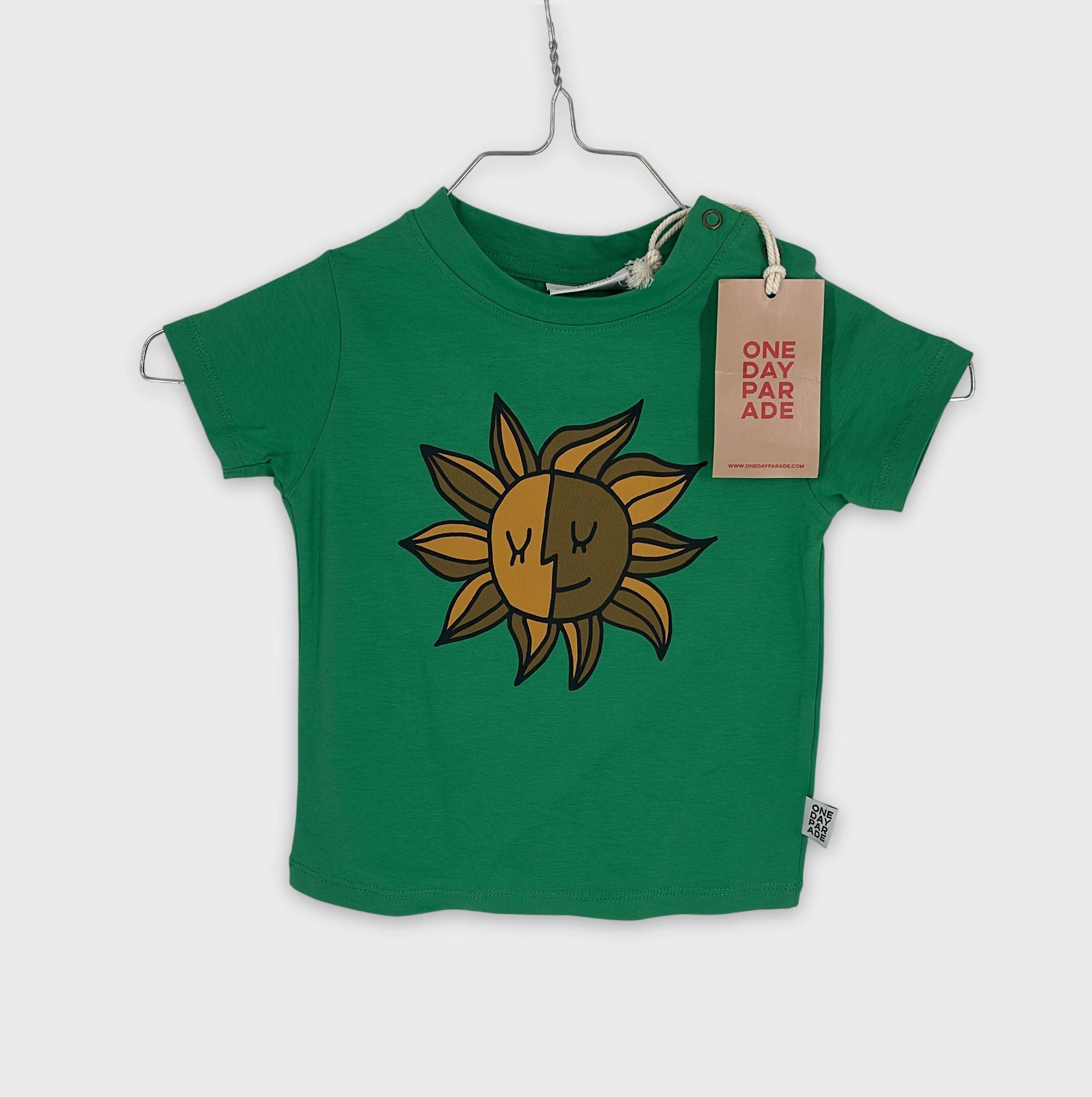 0-T-shirt manches courtes One day parade 3-6 Mois
