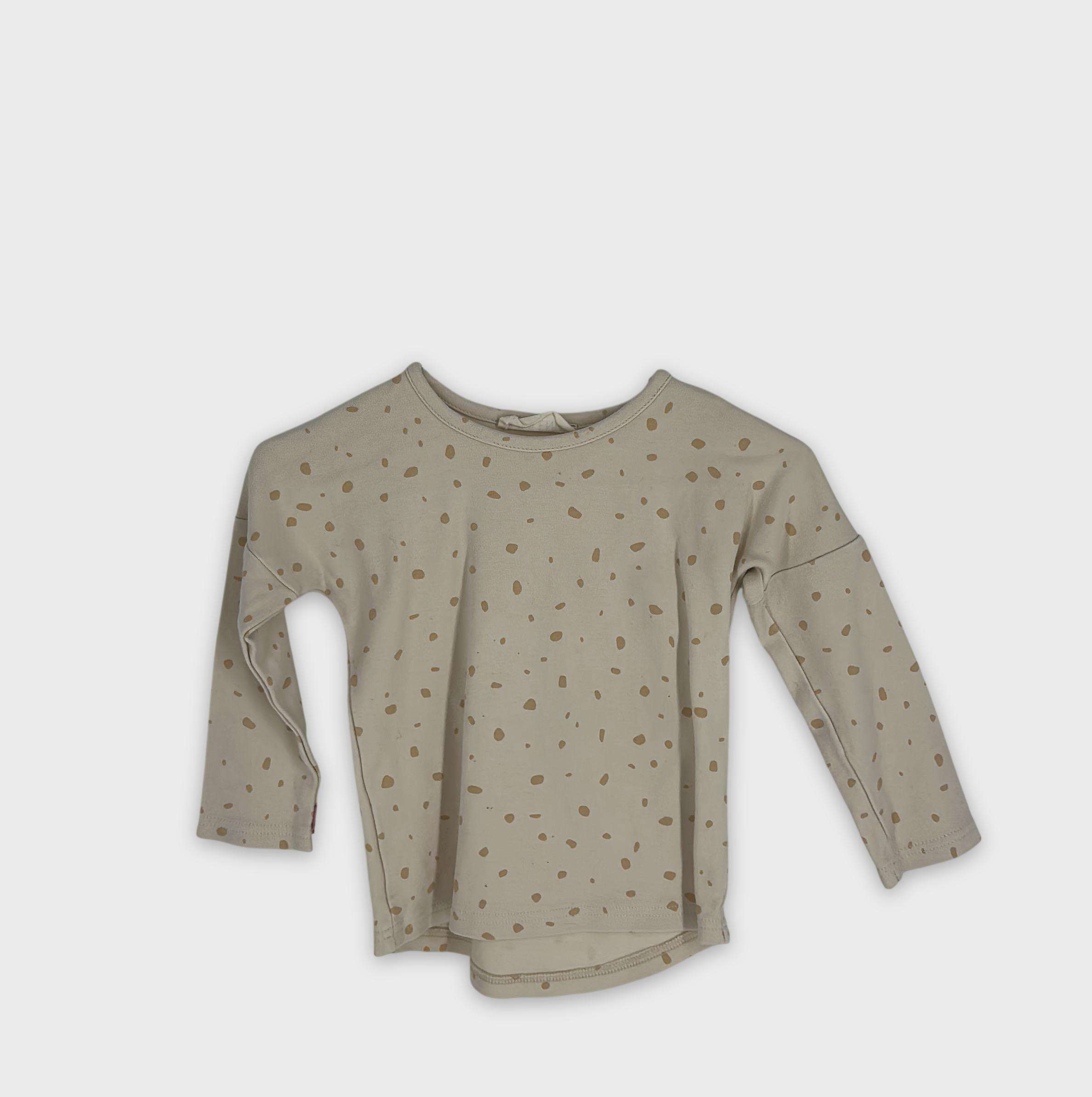 0-T-shirt manches longues Marque Inconnue 9-12 Mois