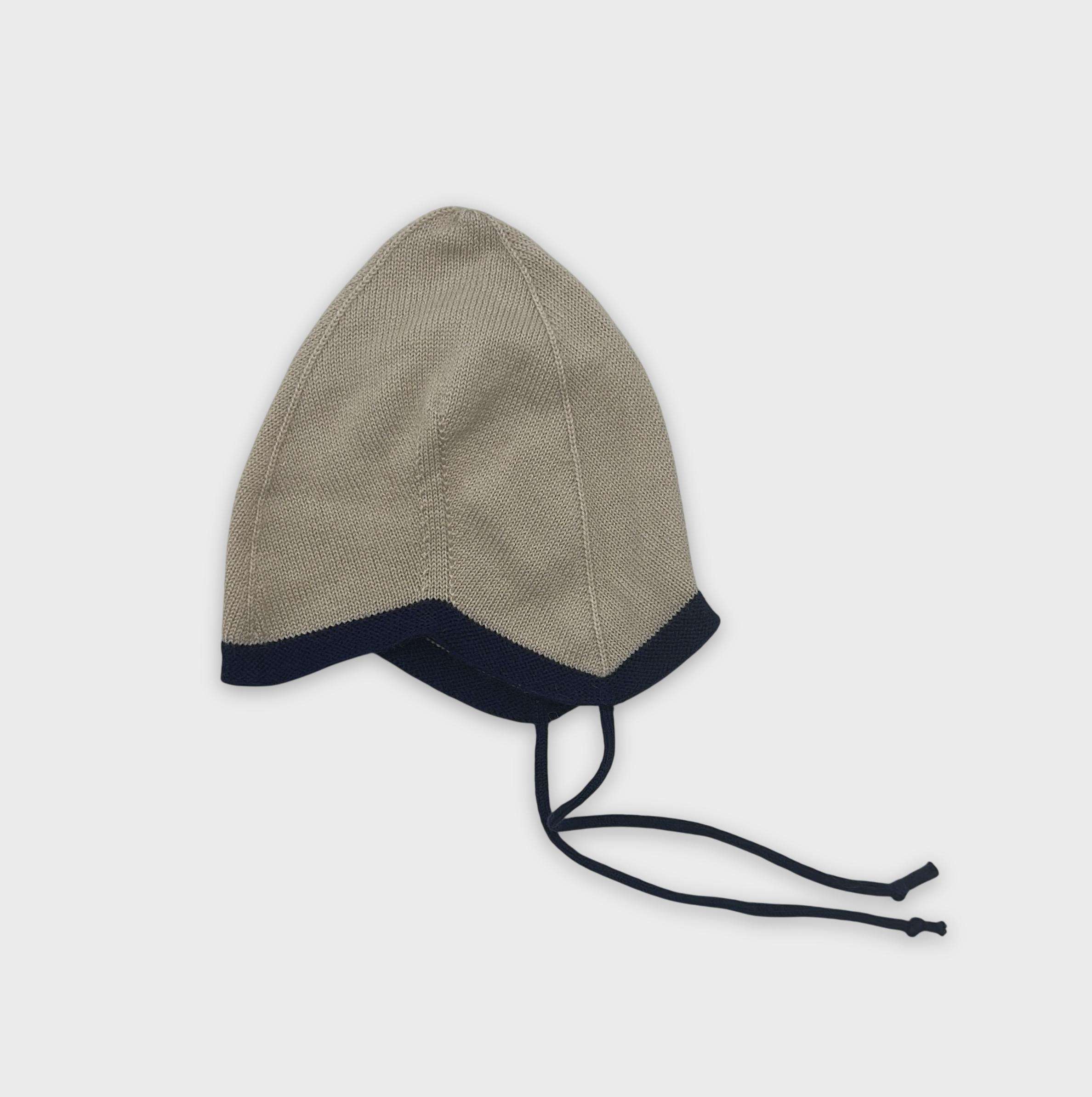 0-Bonnet/Cagoule Fub 0-3 Mois