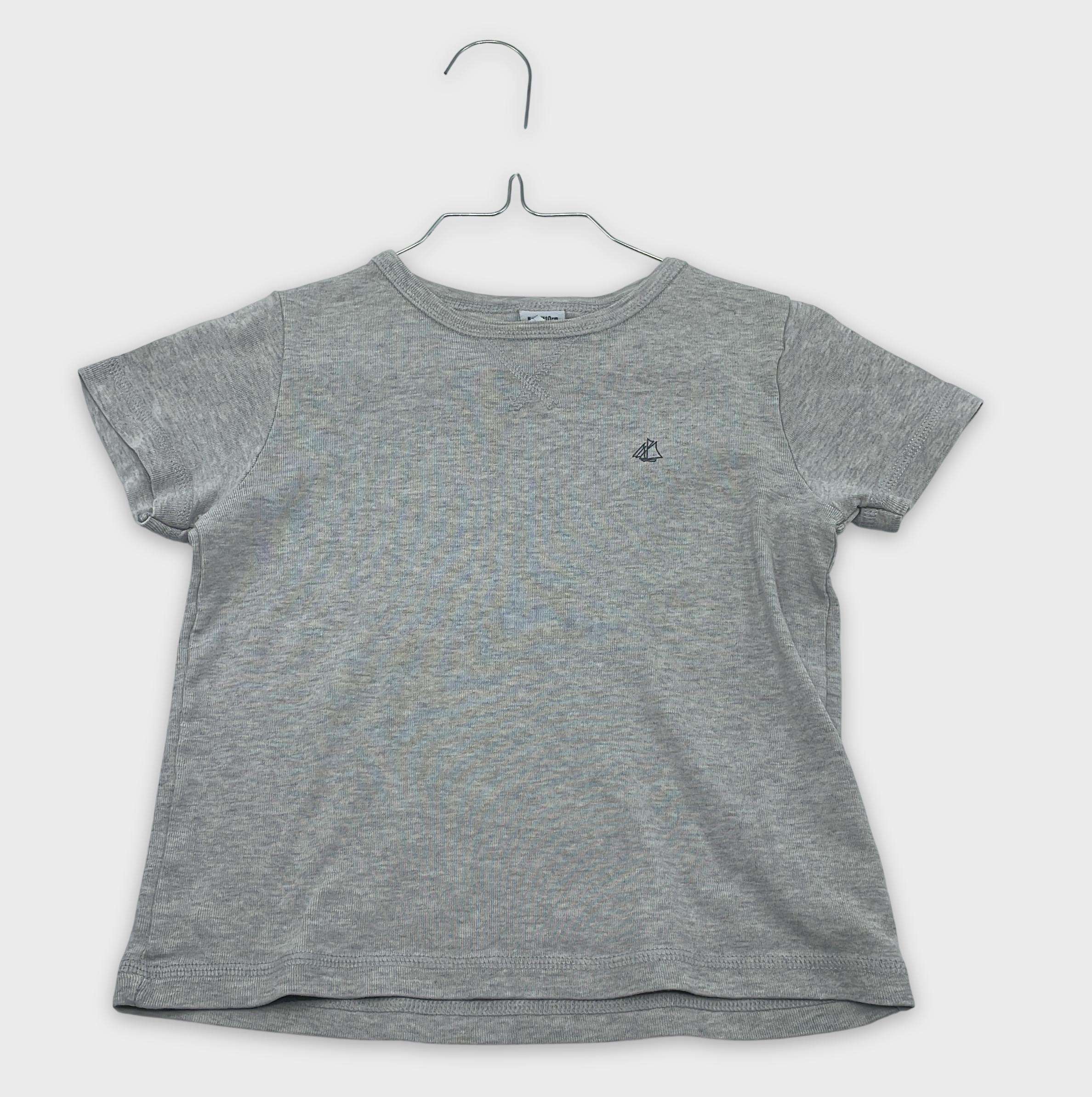 0-T-shirt manches courtes Petit Bateau 5 ans