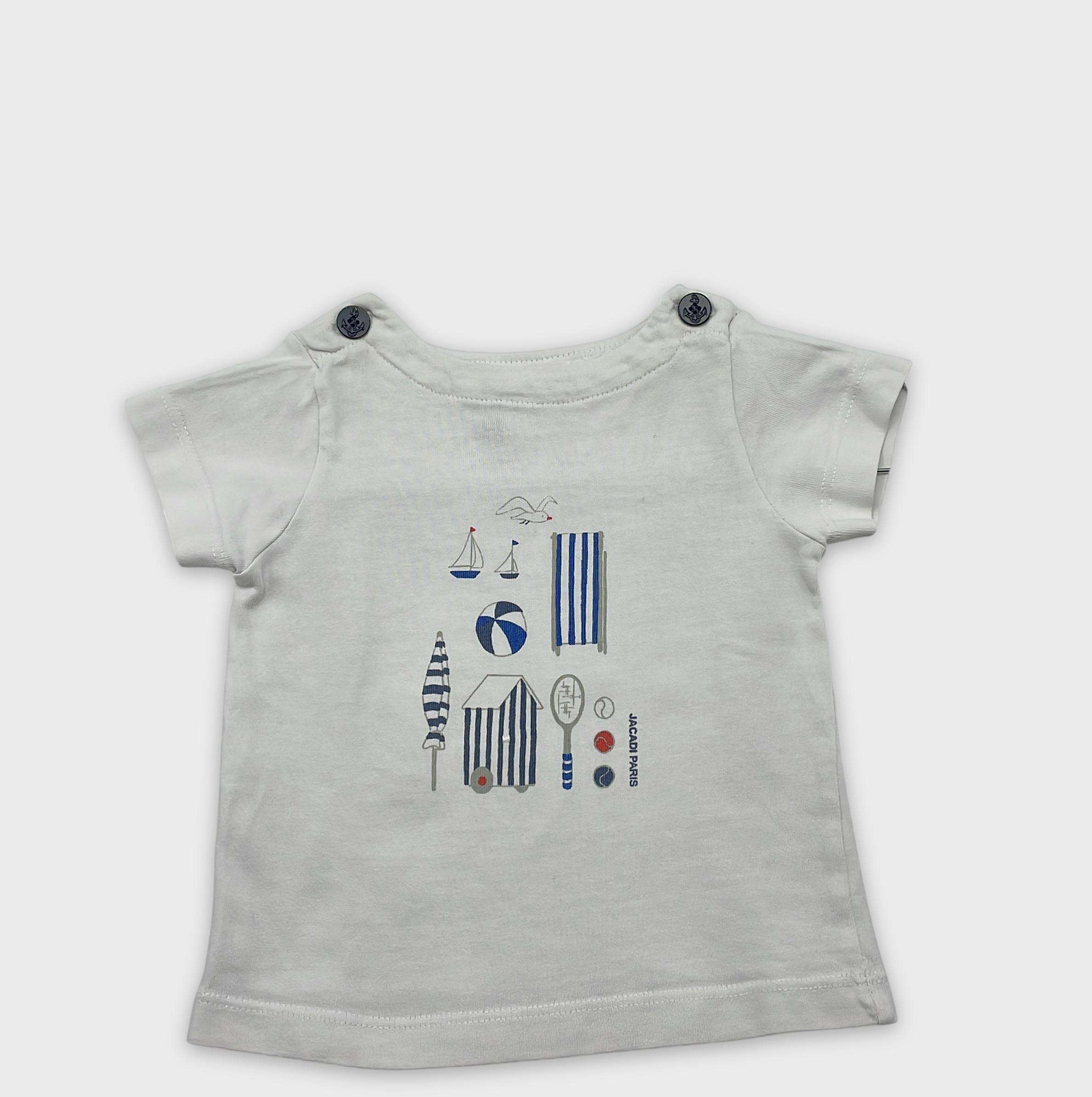 0-T-shirt manches courtes Jacadi 6 mois