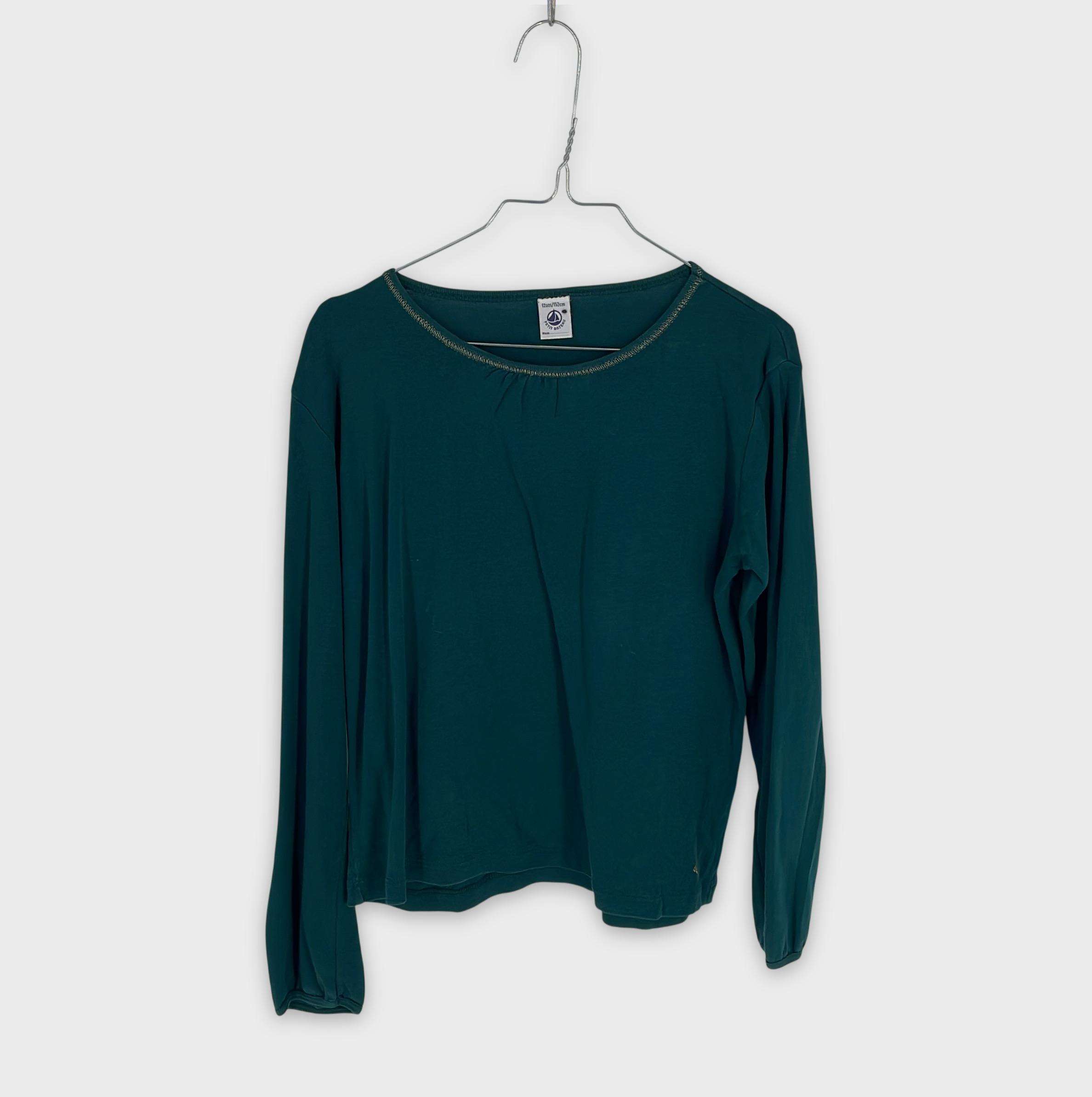 0-T-shirt manches longues Petit Bateau 12 ans