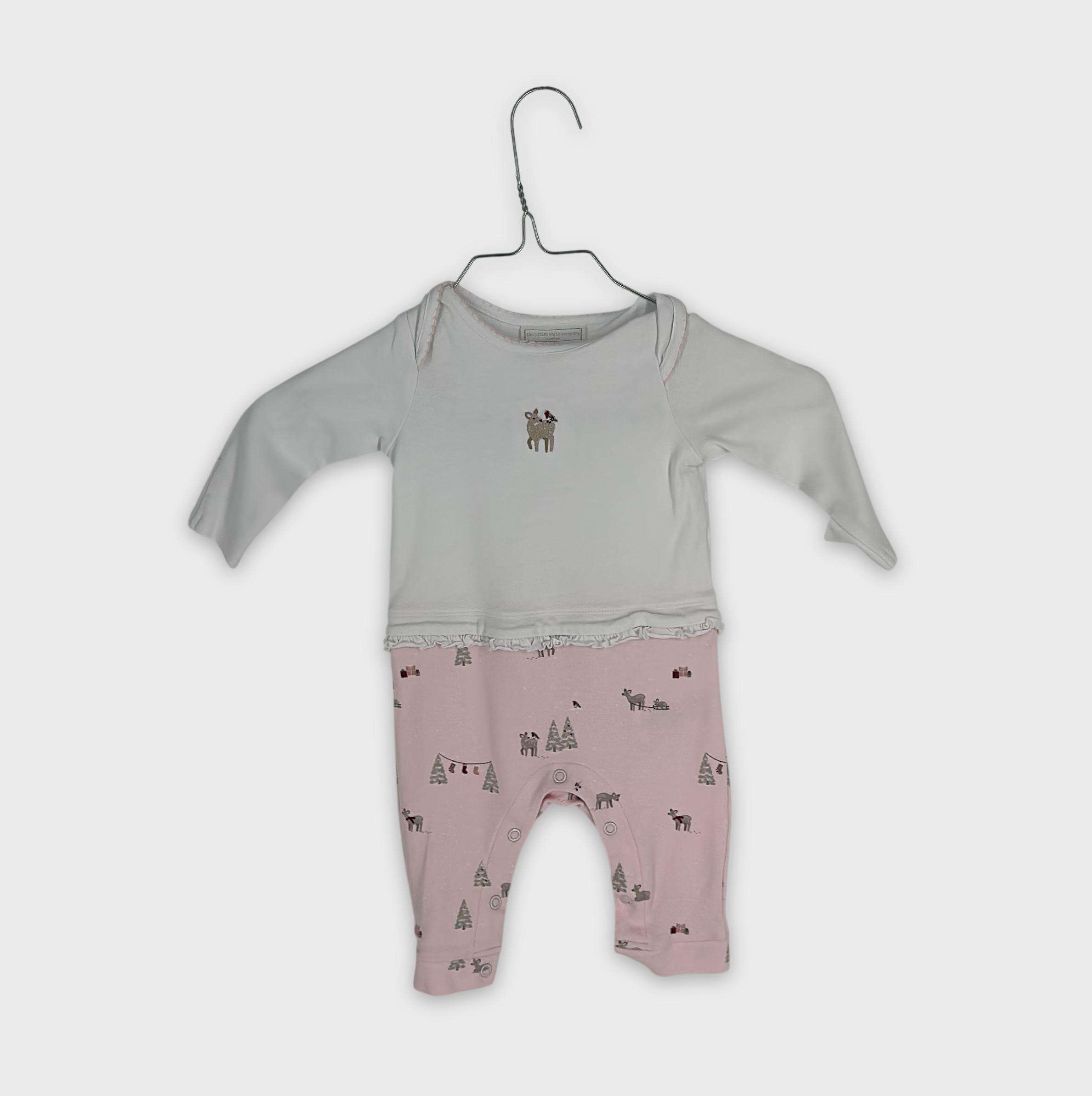 0-Pyjama long The Little White Company 3-6 Mois