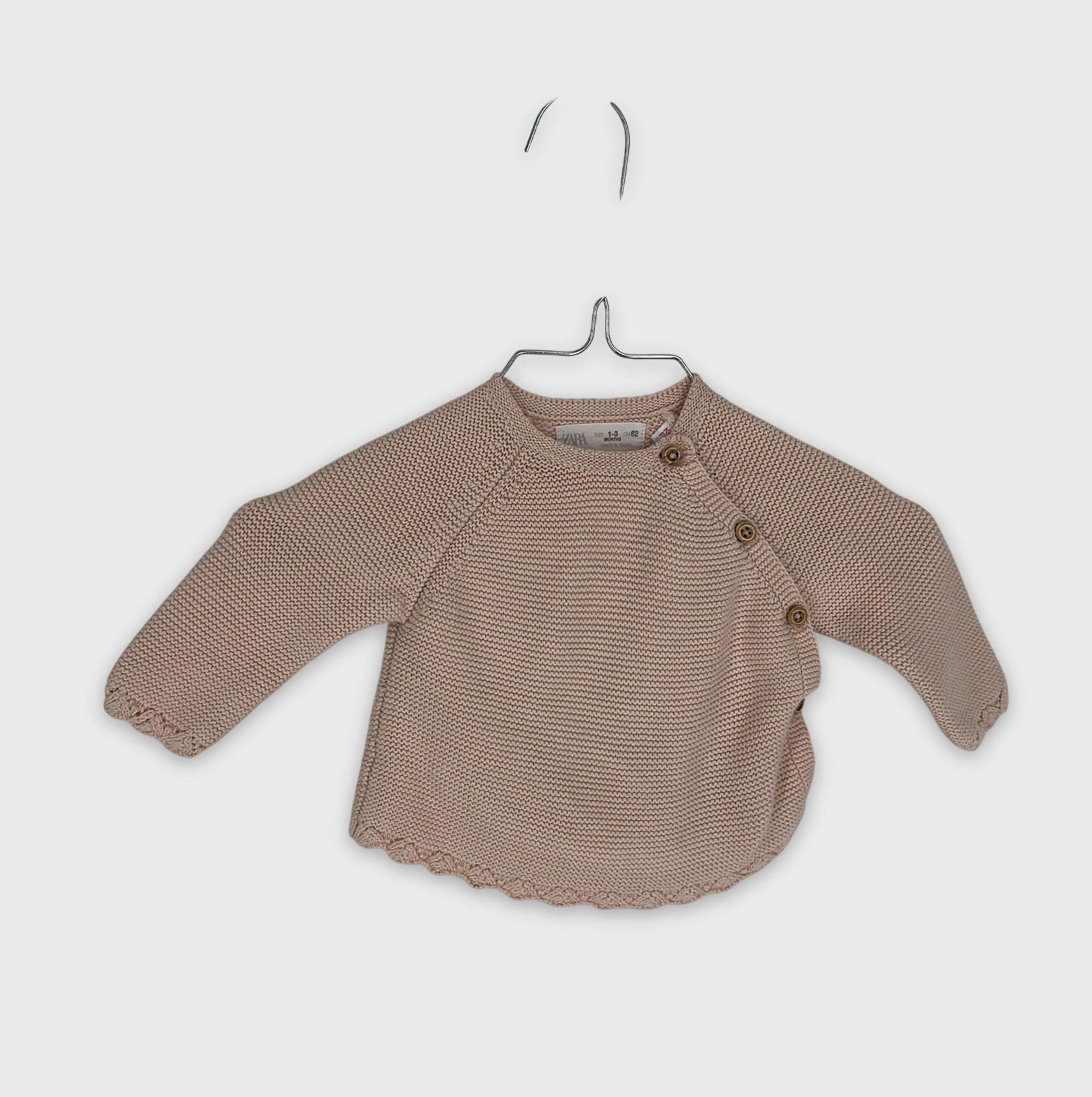 0-Gilet Zara Baby 1-3 Mois