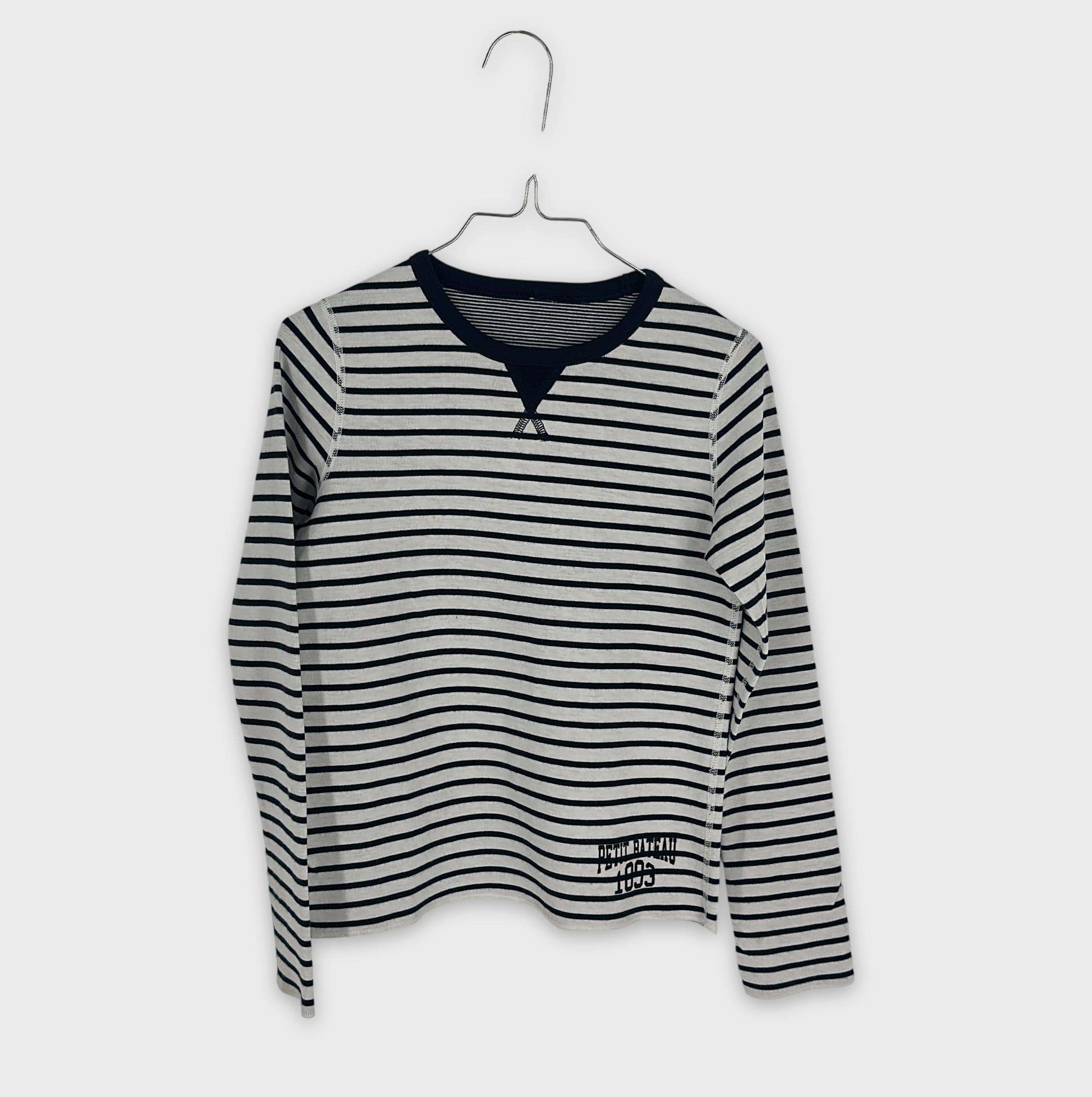 0-T-shirt manches longues Petit Bateau 12 ans