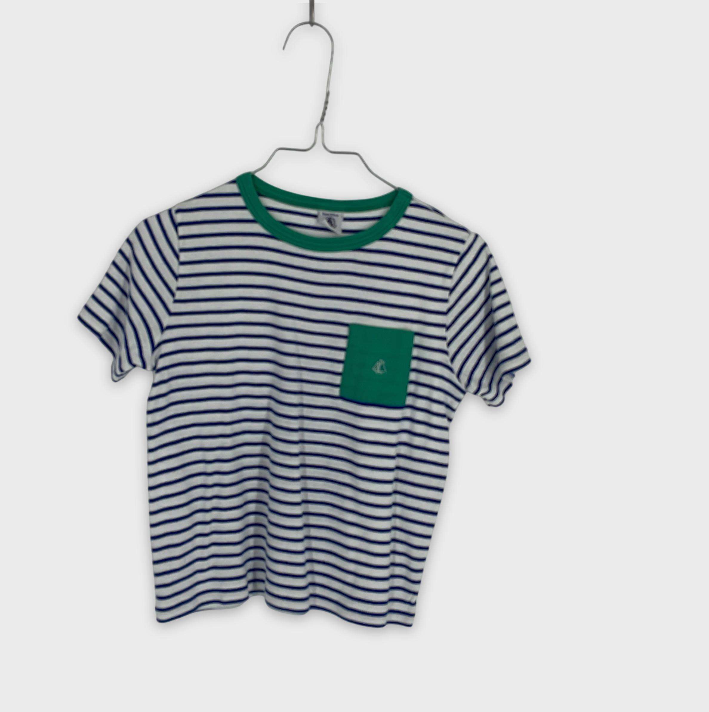 0-T-shirt manches courtes Petit Bateau 8 ans