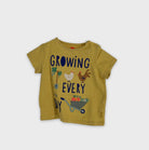 0-T-shirt manches courtes Hema 9-12 Mois