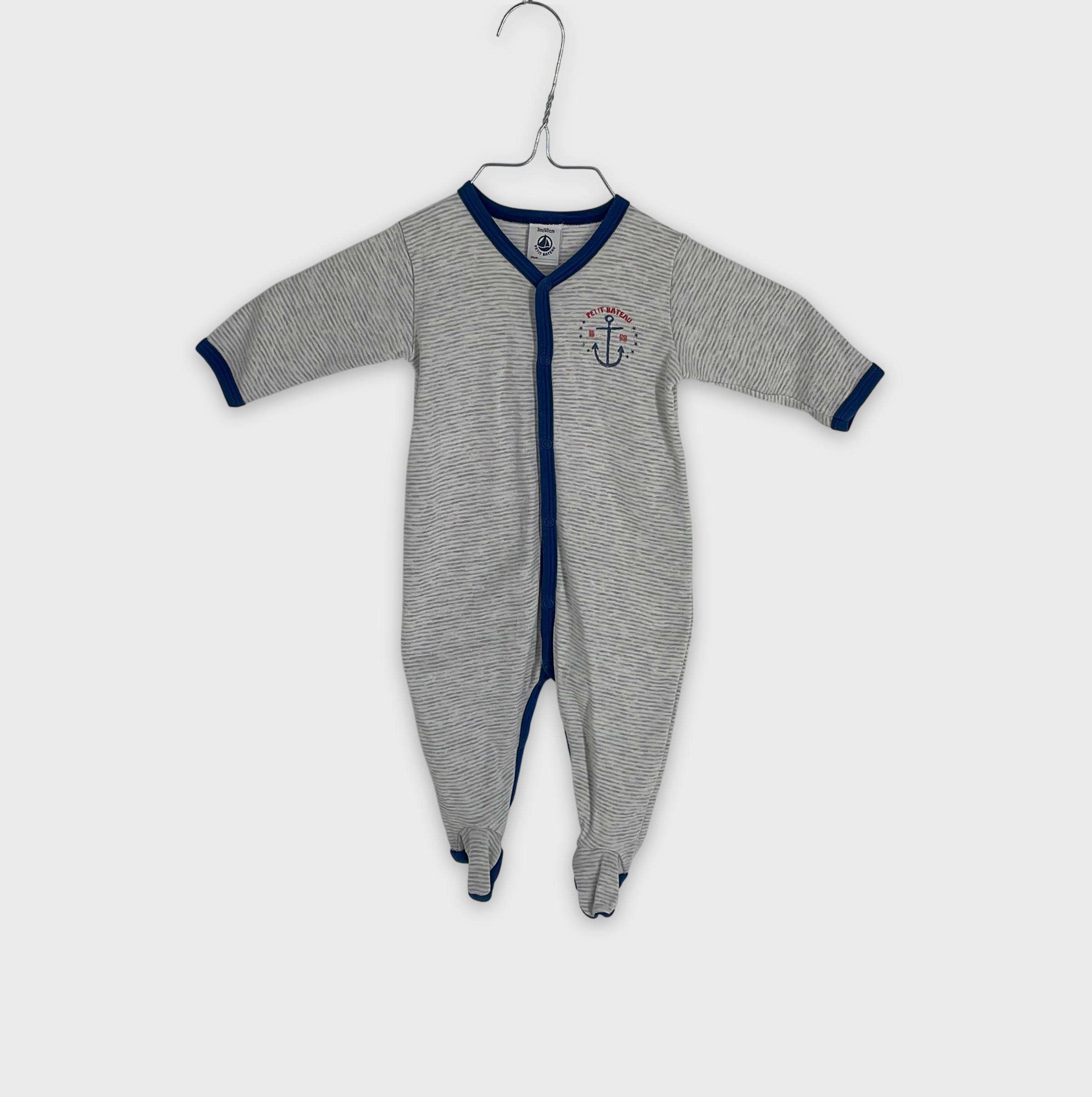 0-Pyjama long Petit Bateau 3 mois