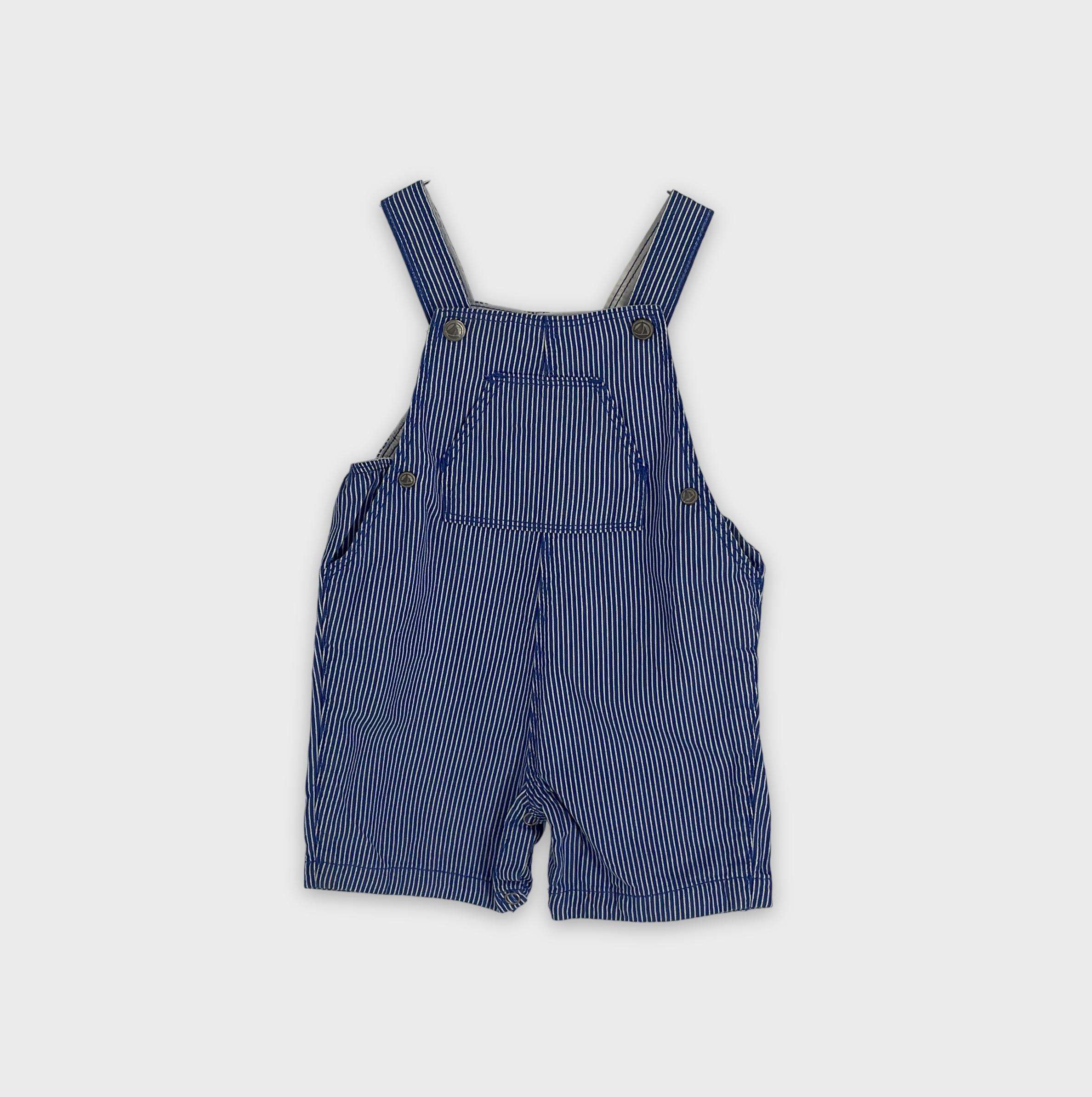 0-Salopette (courte) Petit Bateau 6 mois