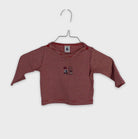 0-T-shirt manches longues Petit Bateau 6 mois
