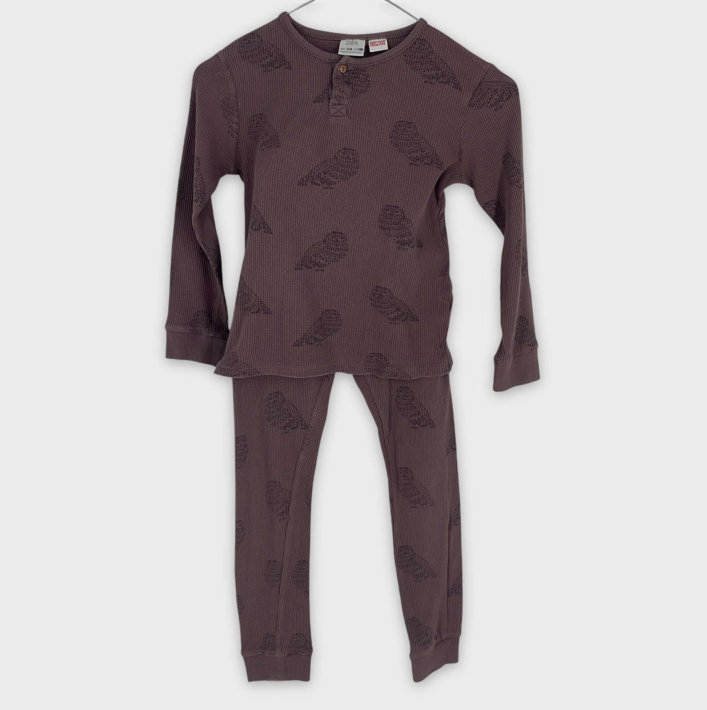 0-Pyjama long Zara Kids 7-8 Ans