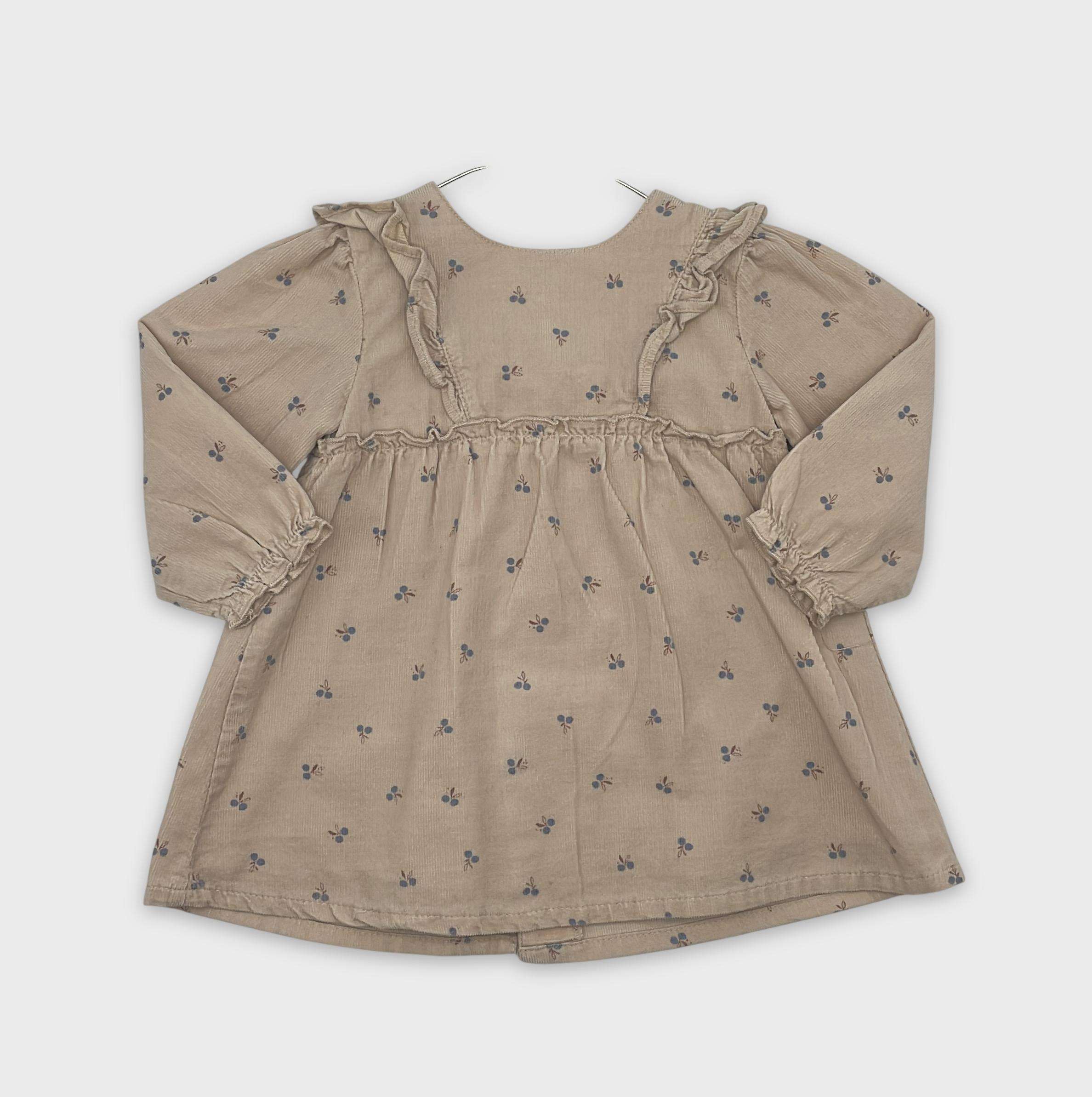 0-Robe Zara Baby 6-9 Mois