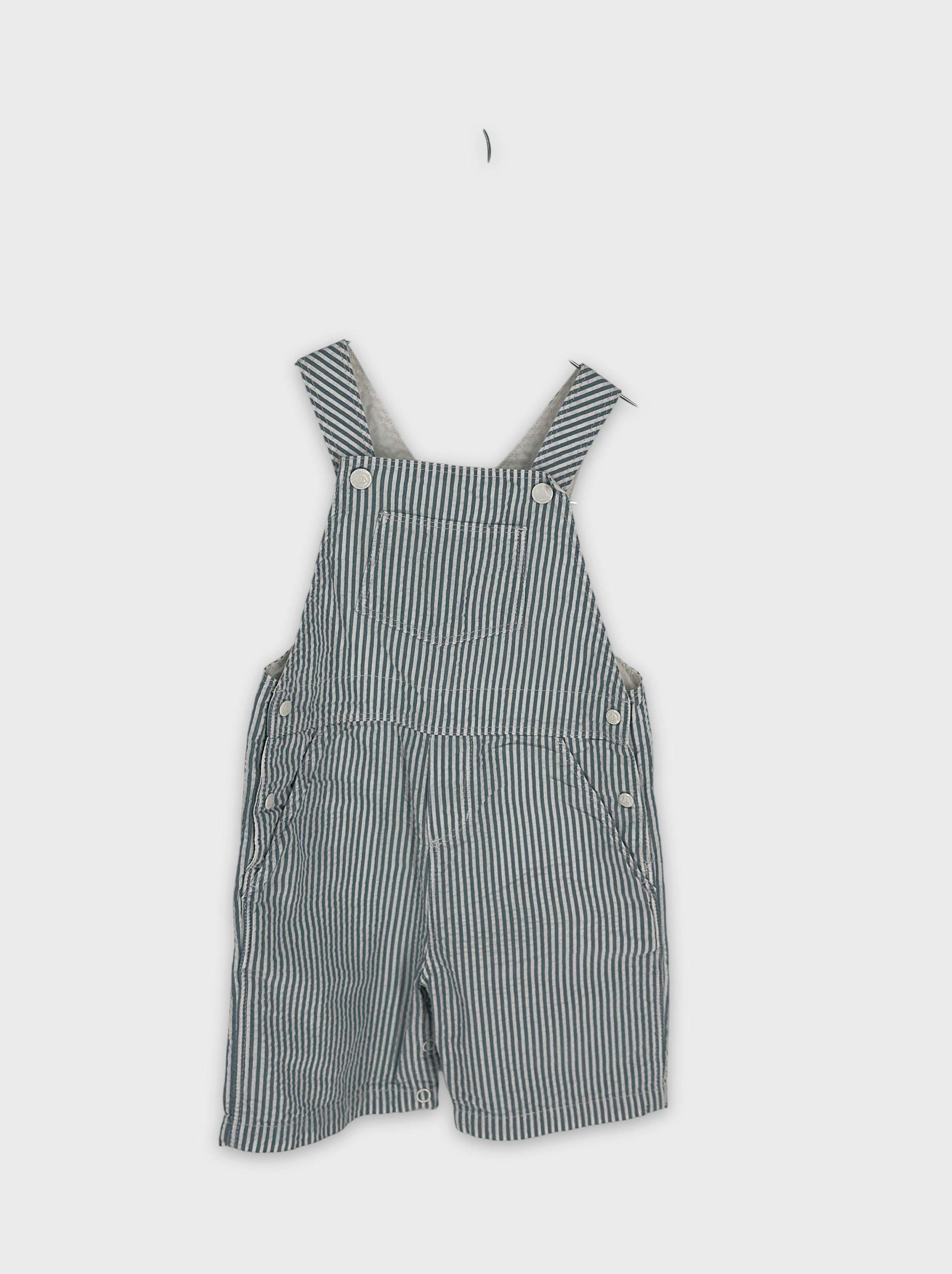 0-Salopette (courte) Petit Bateau 18 mois