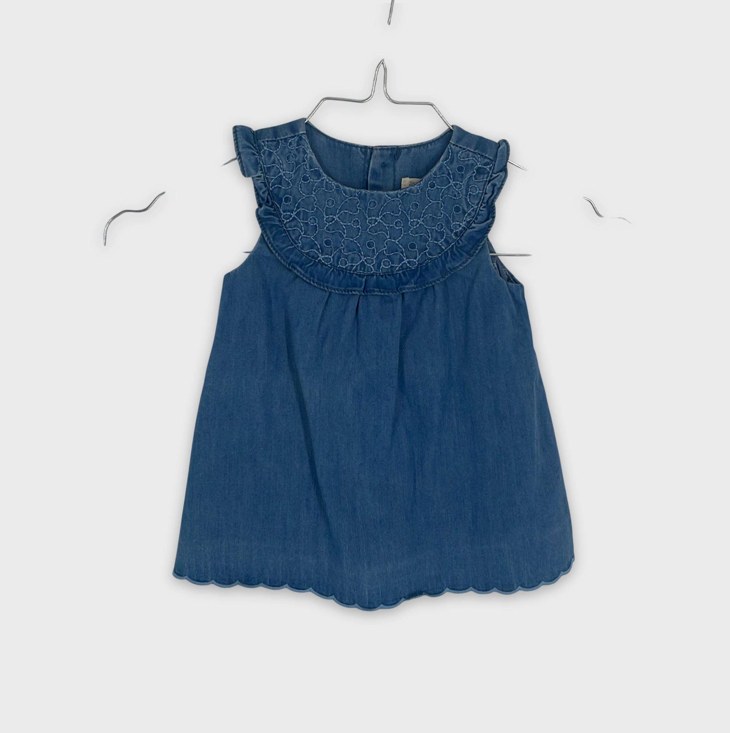 0-Robe Zara Baby 6-9 Mois