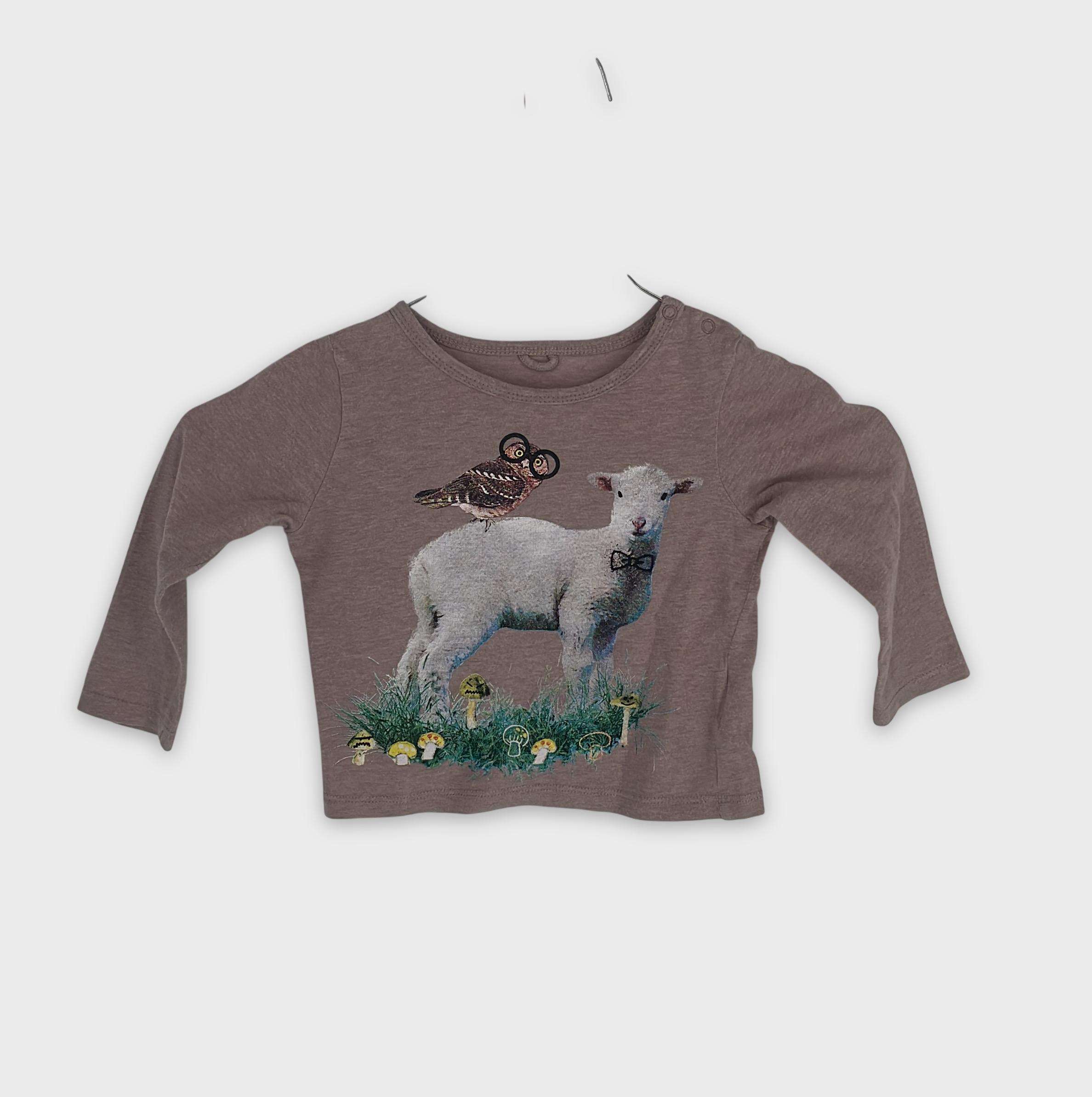 0-T-shirt manches longues Stella Mc Cartney Kids 12 mois