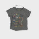 0-T-shirt manches courtes Arsène & Les Pipelettes 12 mois