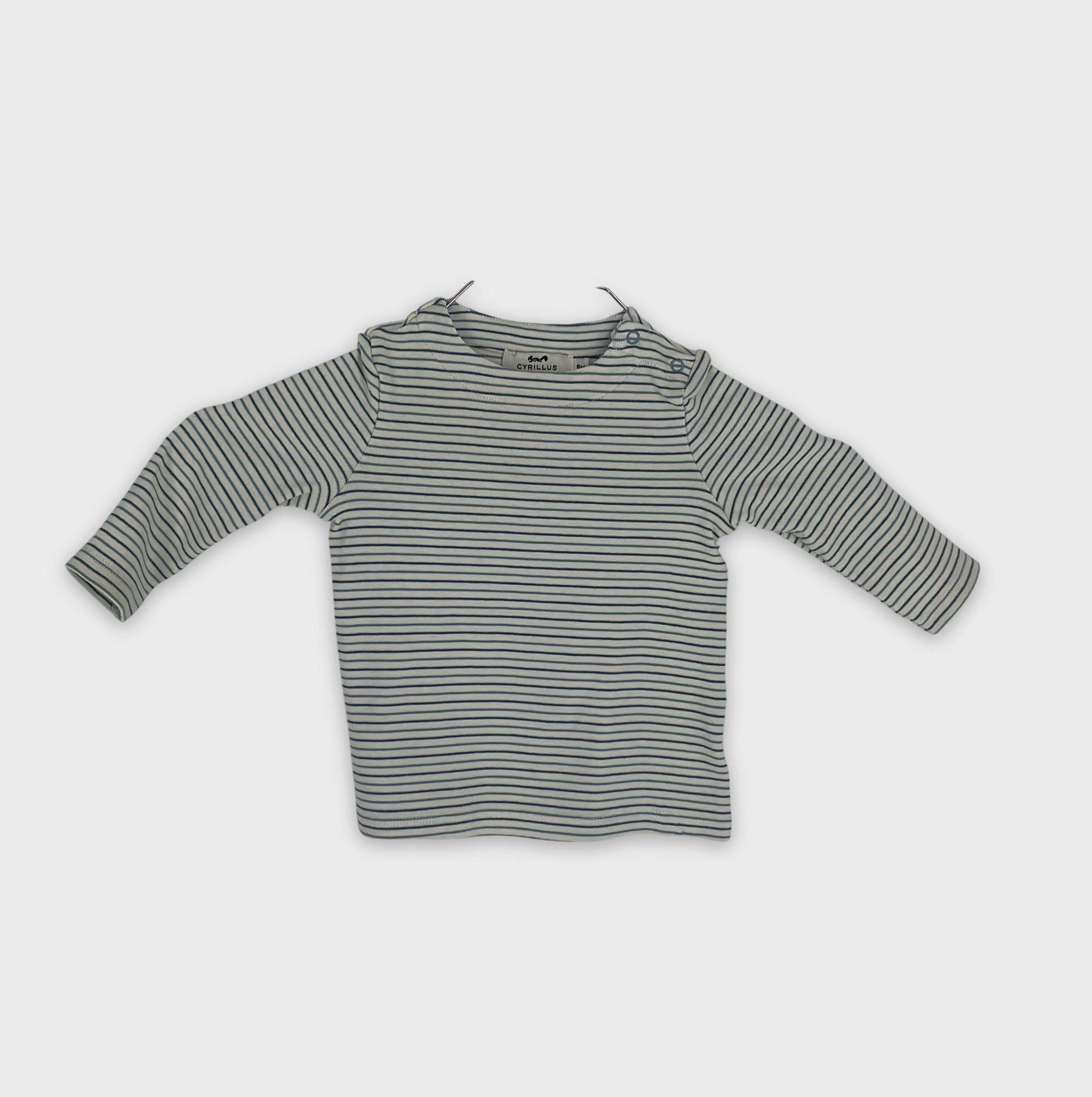 0-T-shirt manches longues Cyrillus 6 mois