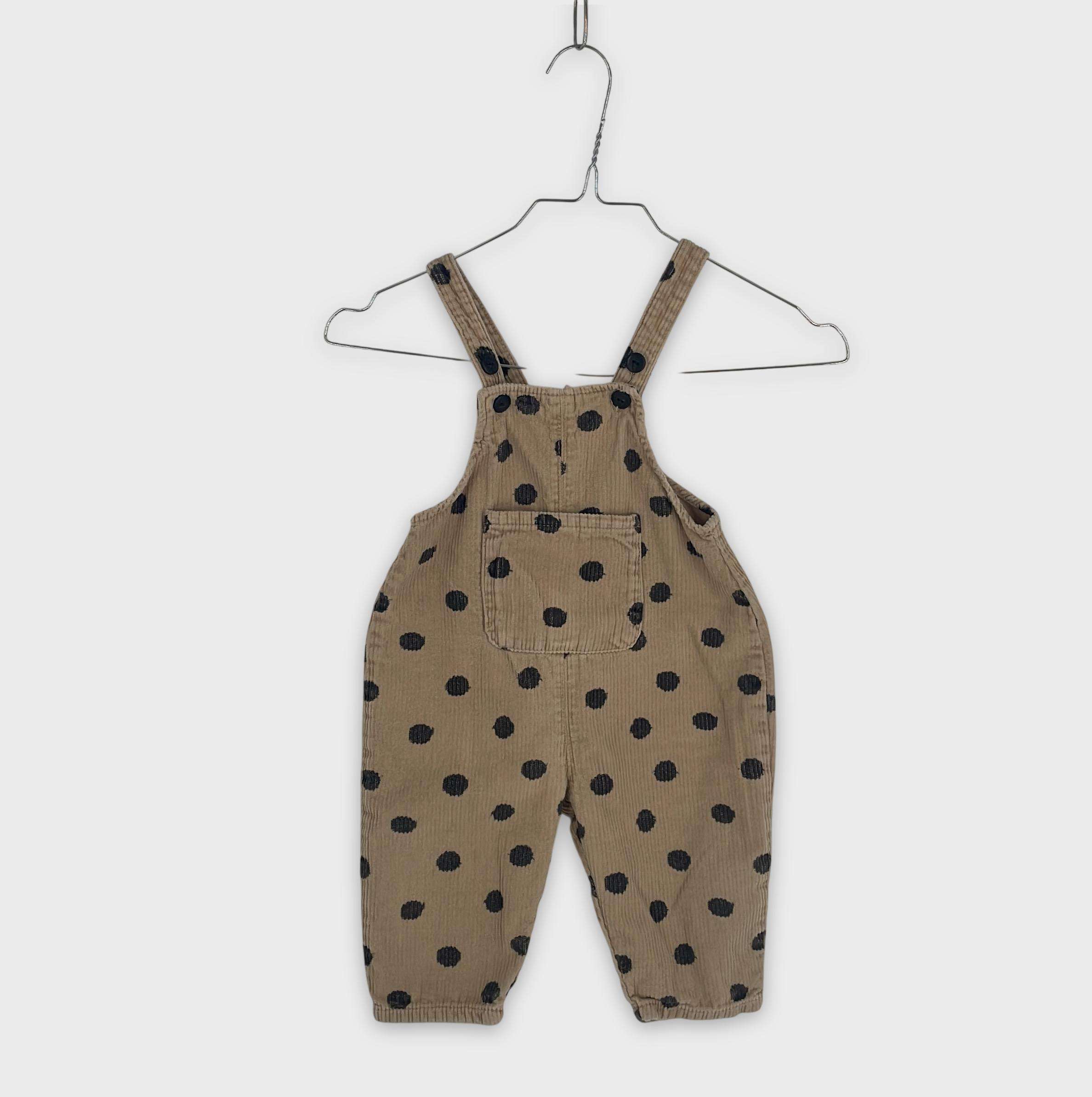 0-Salopette (longue) Zara Baby 9-12 Mois