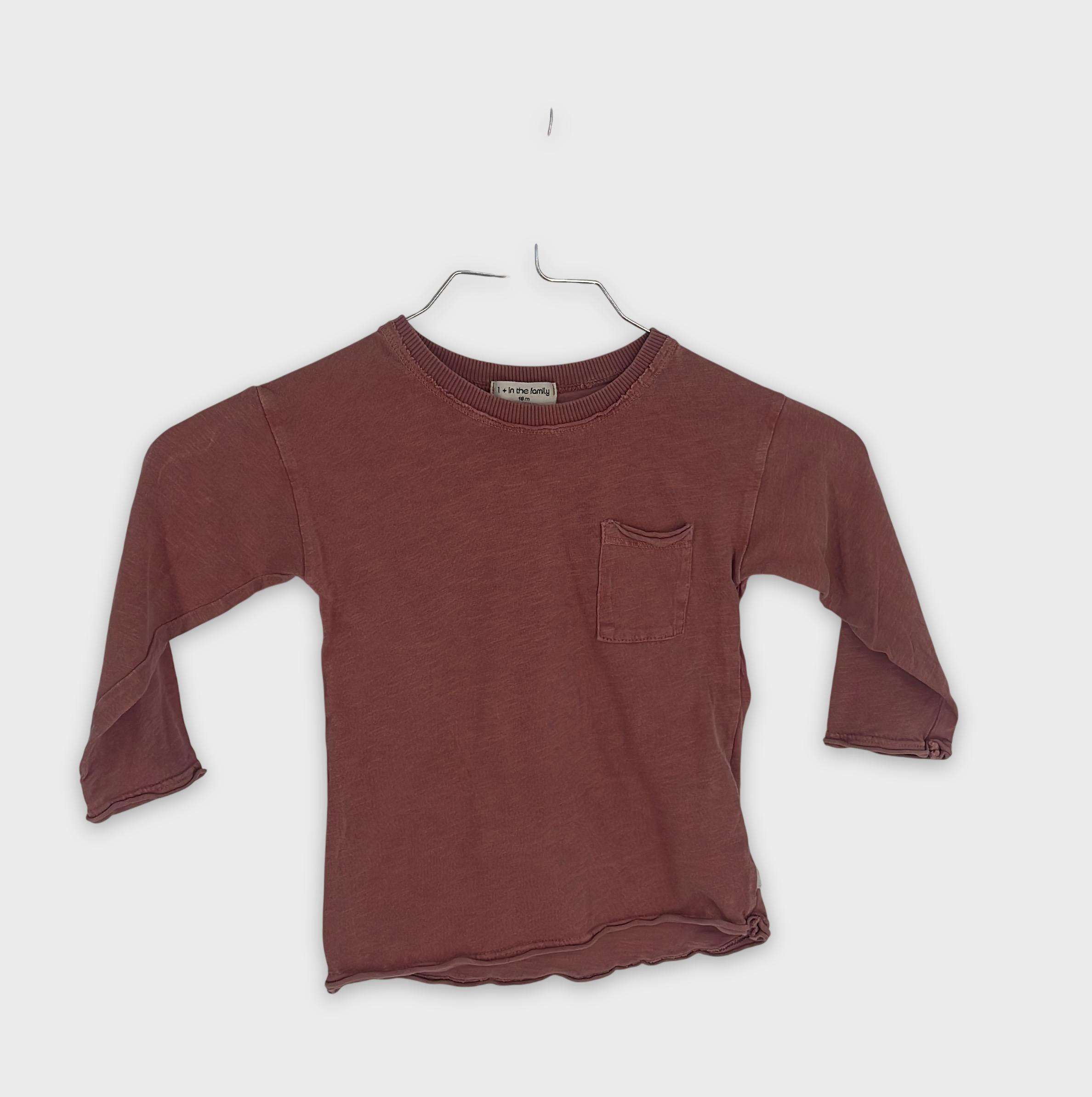 0-T-shirt manches longues 1+ In The Family 18 mois