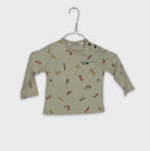 0-T-shirt manches longues Zara Baby 12-18 Mois