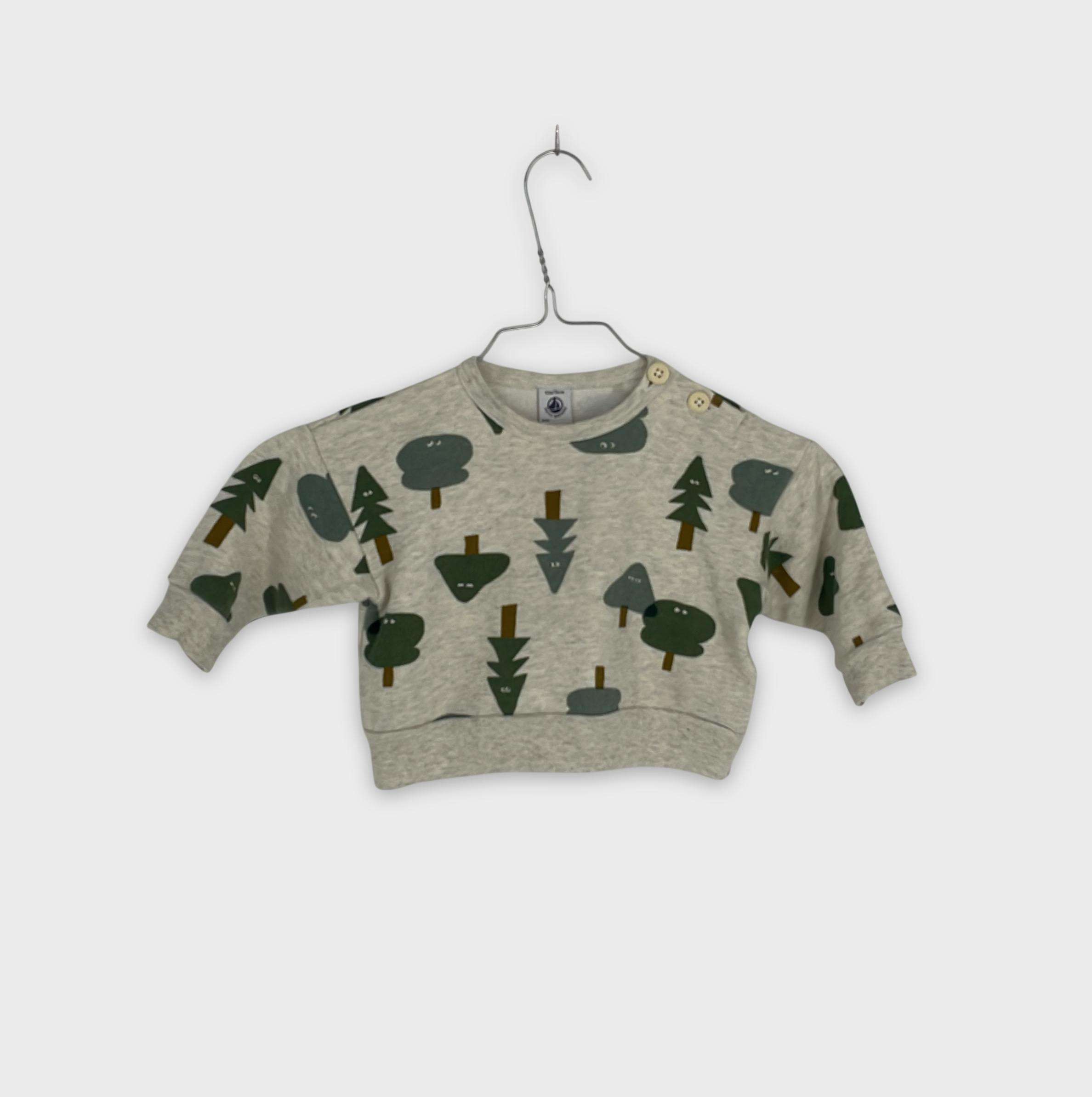 0-Sweat Petit Bateau 12 mois