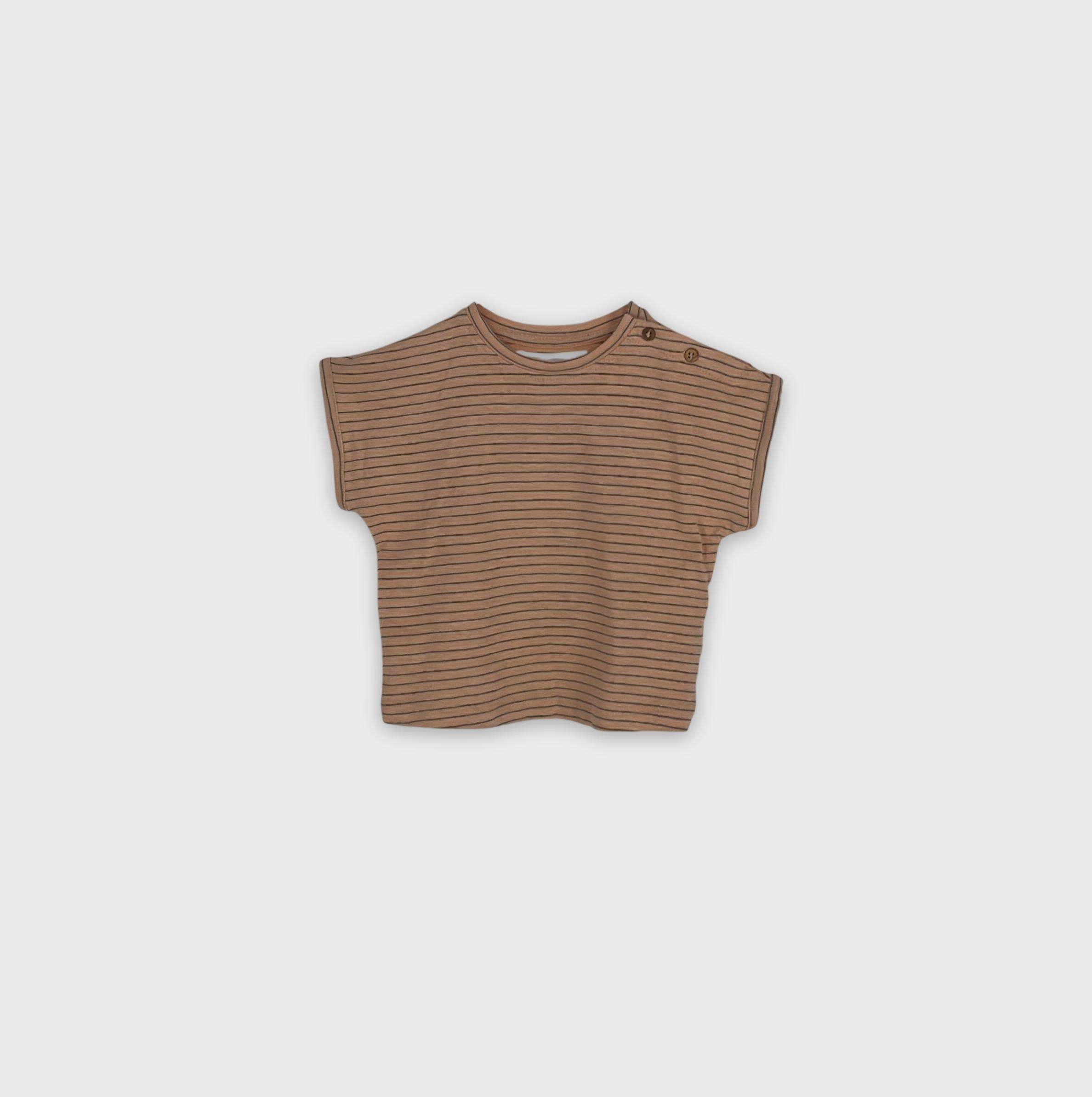 0-T-shirt manches courtes Zara Baby 3-6 Mois