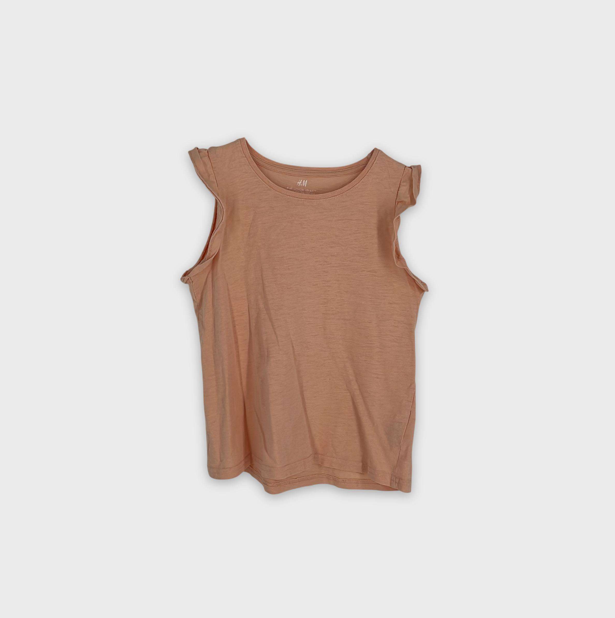 0-T-shirt manches courtes H&M 7-8 Ans