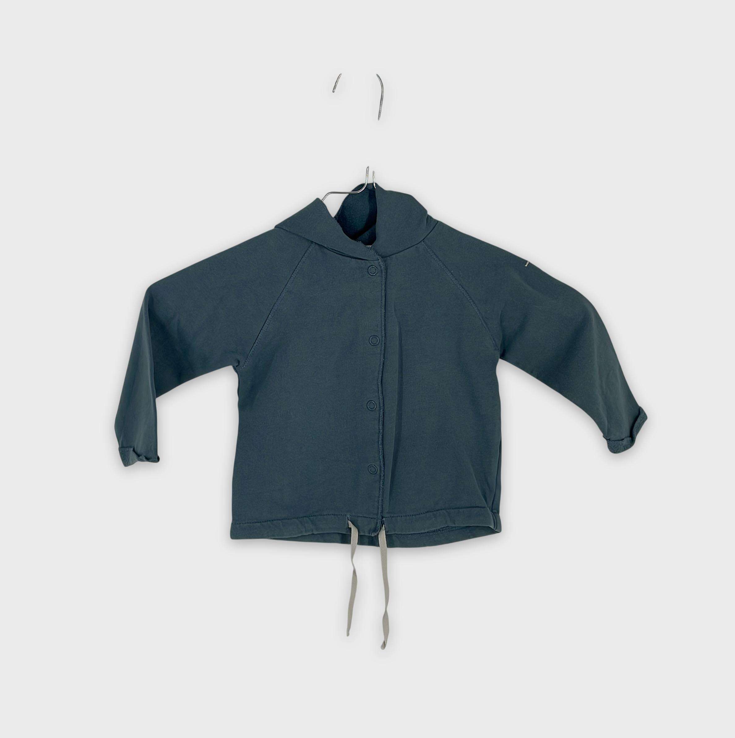 0-Sweat Gray Label 6-12 Mois