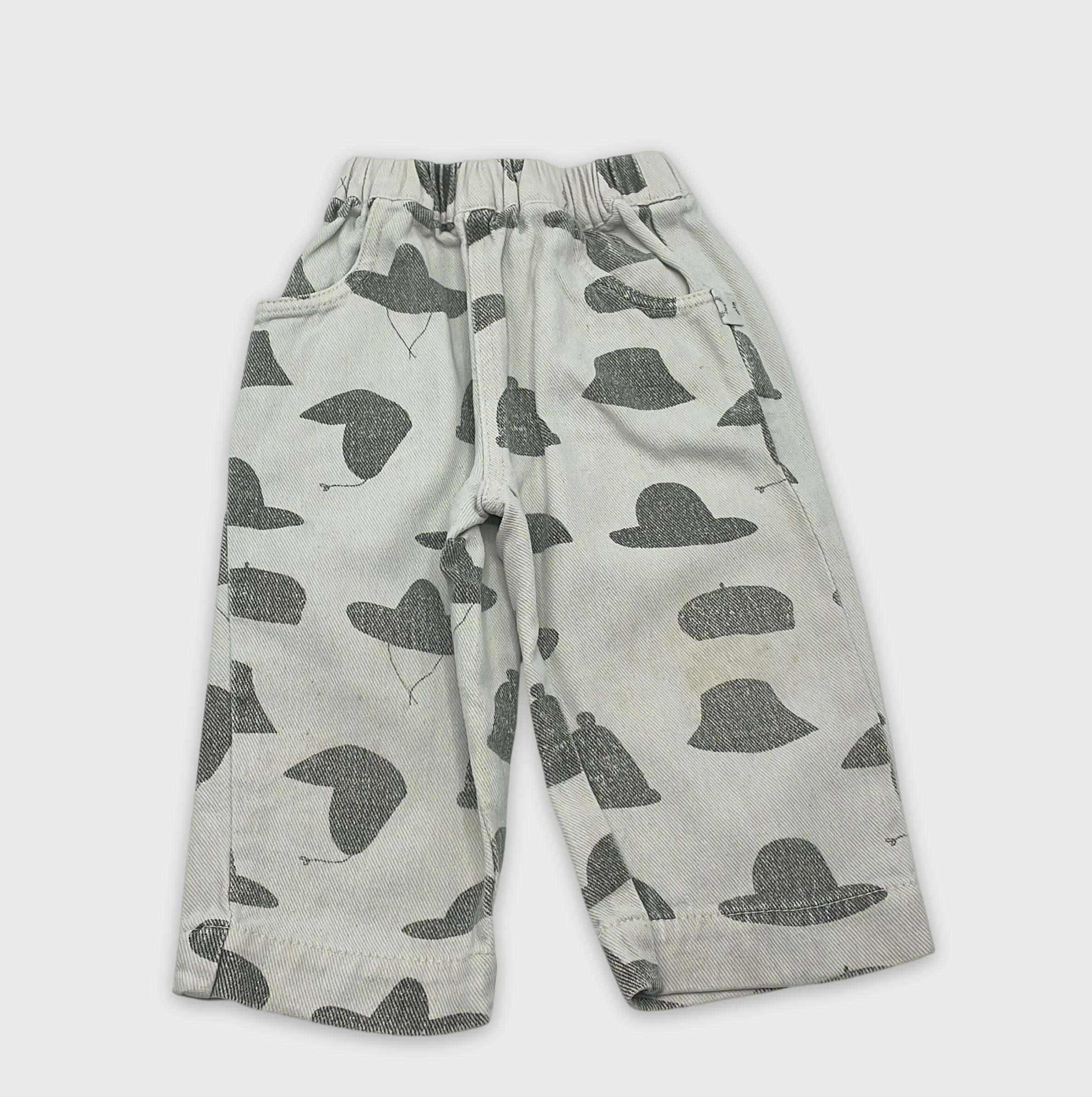 0-Pantalon Marque Inconnue 12 mois