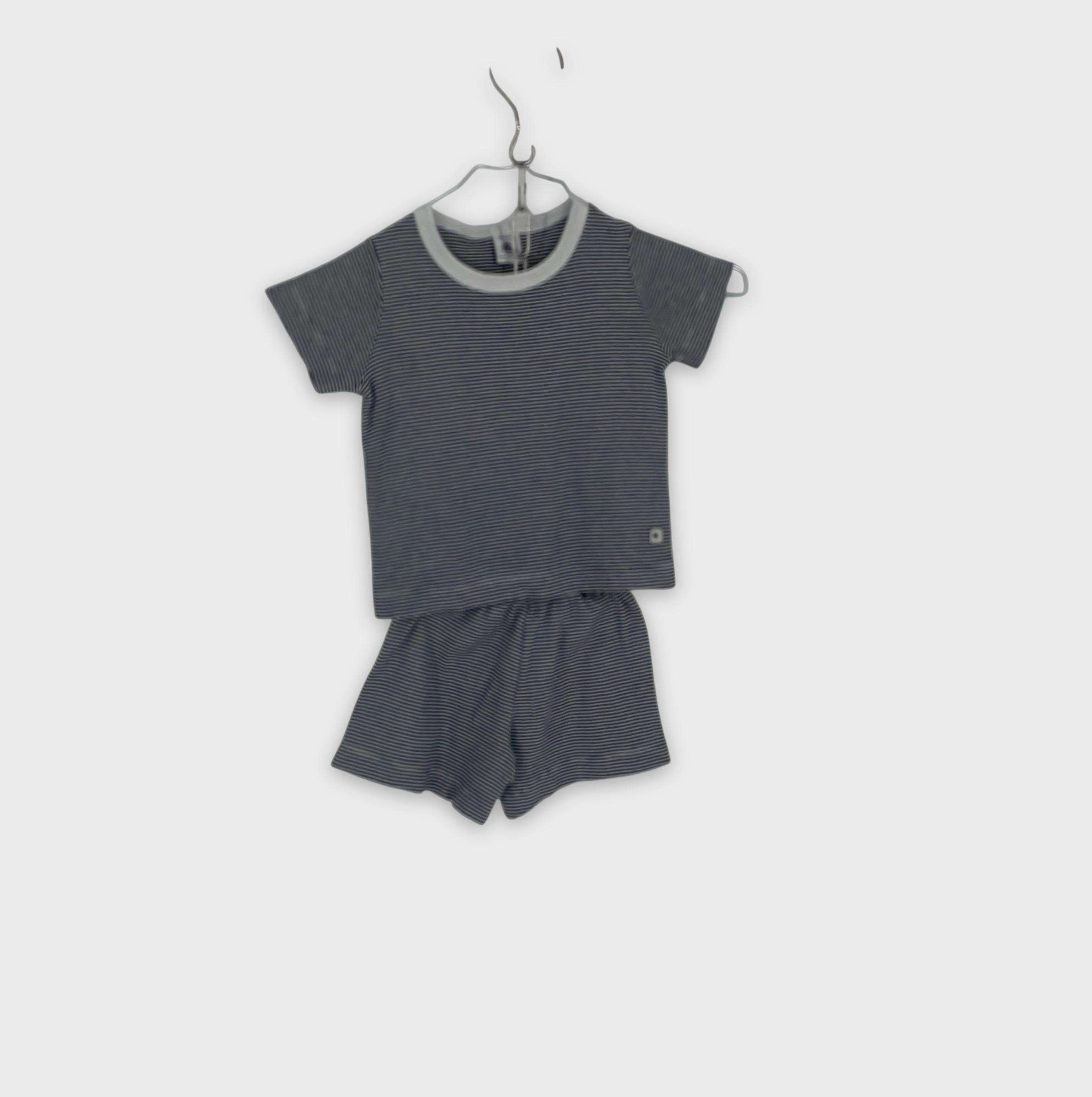 0-Ensemble Petit Bateau 24 mois