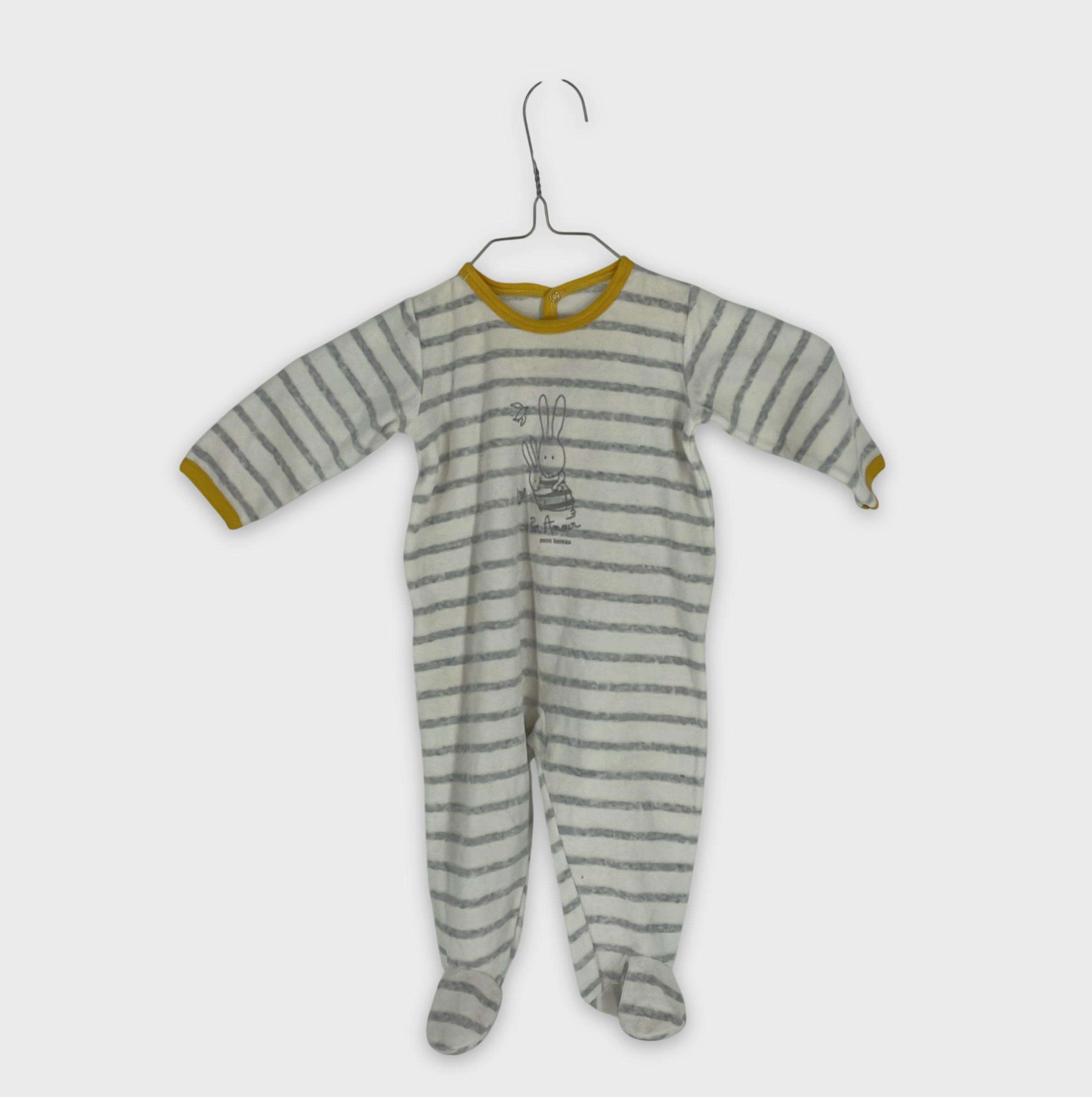0-Pyjama long Petit Bateau 9 mois