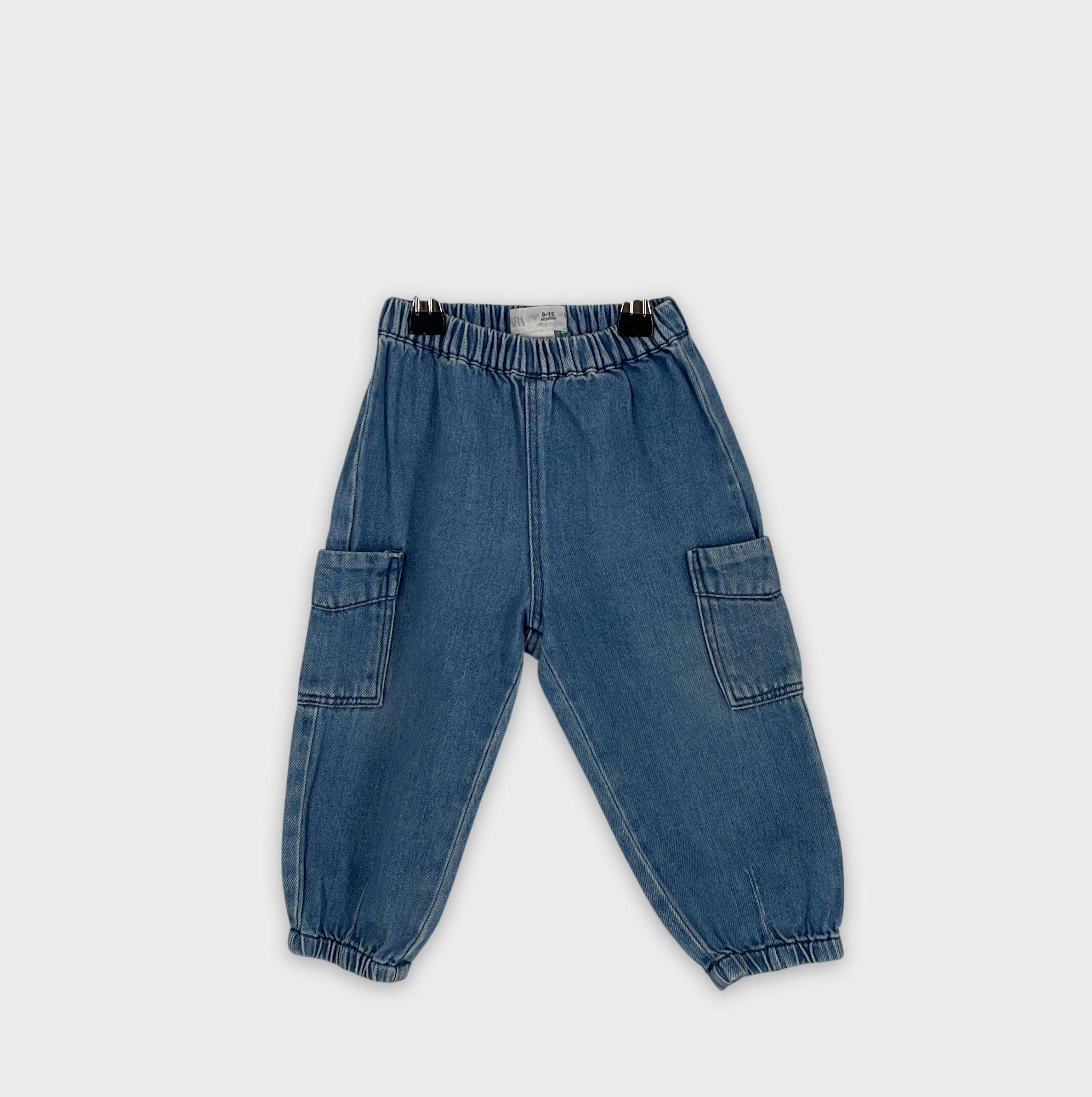 0-Jeans Zara Baby 9-12 Mois