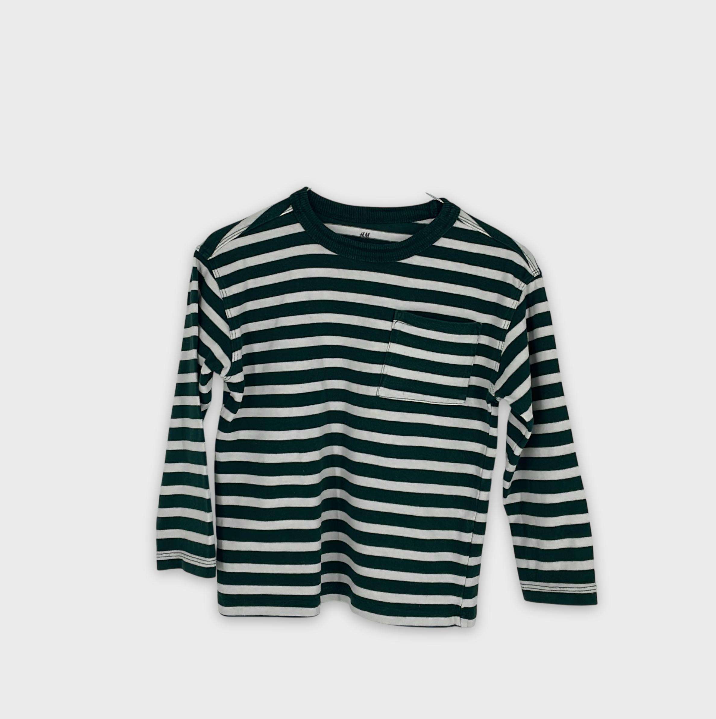 0-T-shirt manches longues H&M 5-6 Ans