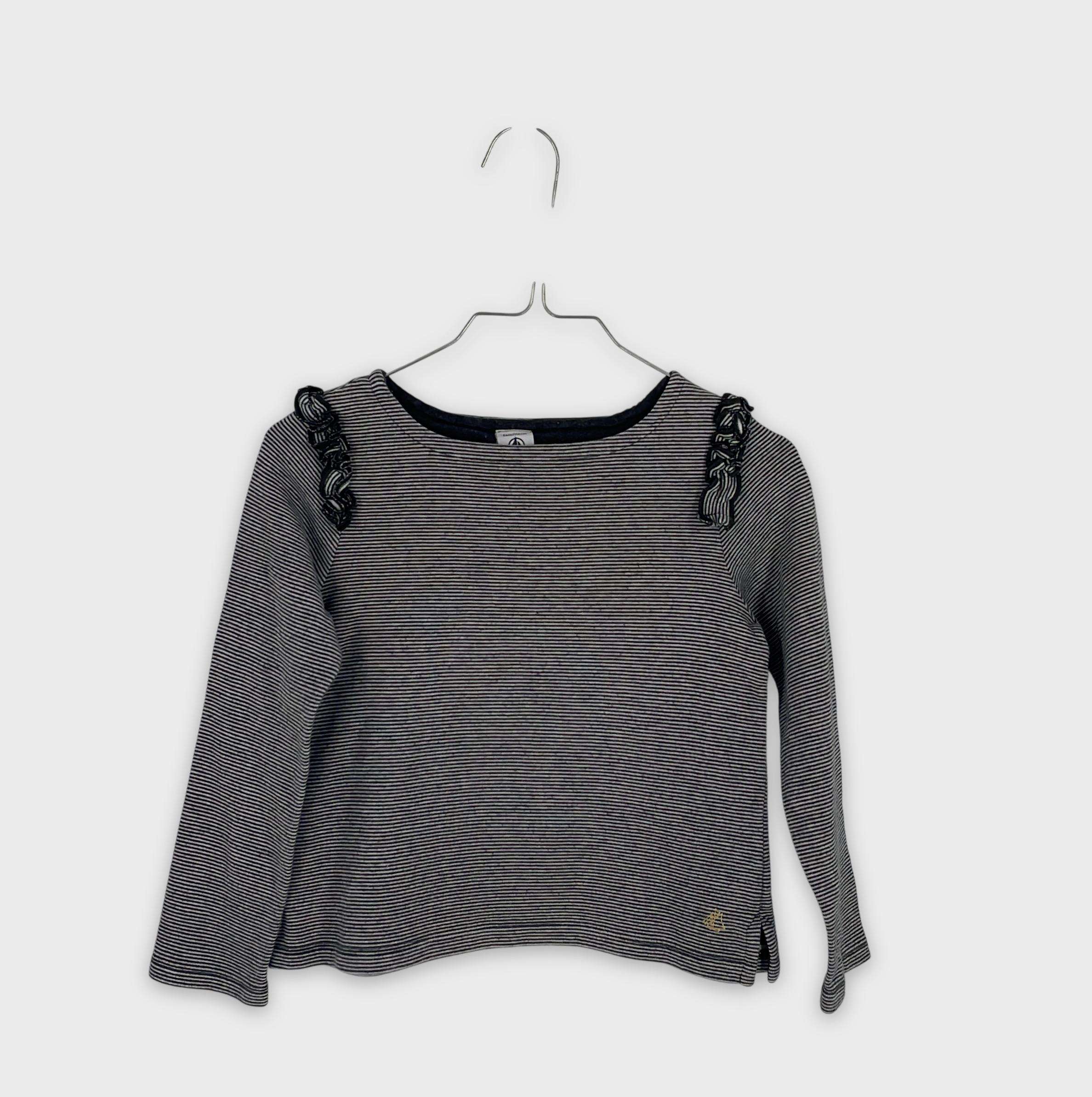 0-T-shirt manches longues Petit Bateau 6 ans