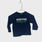 0-T-shirt manches longues United Colors Of Benetton 18-24 Mois