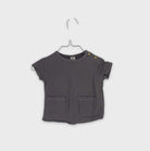 0-T-shirt manches courtes H&M 9-12 Mois