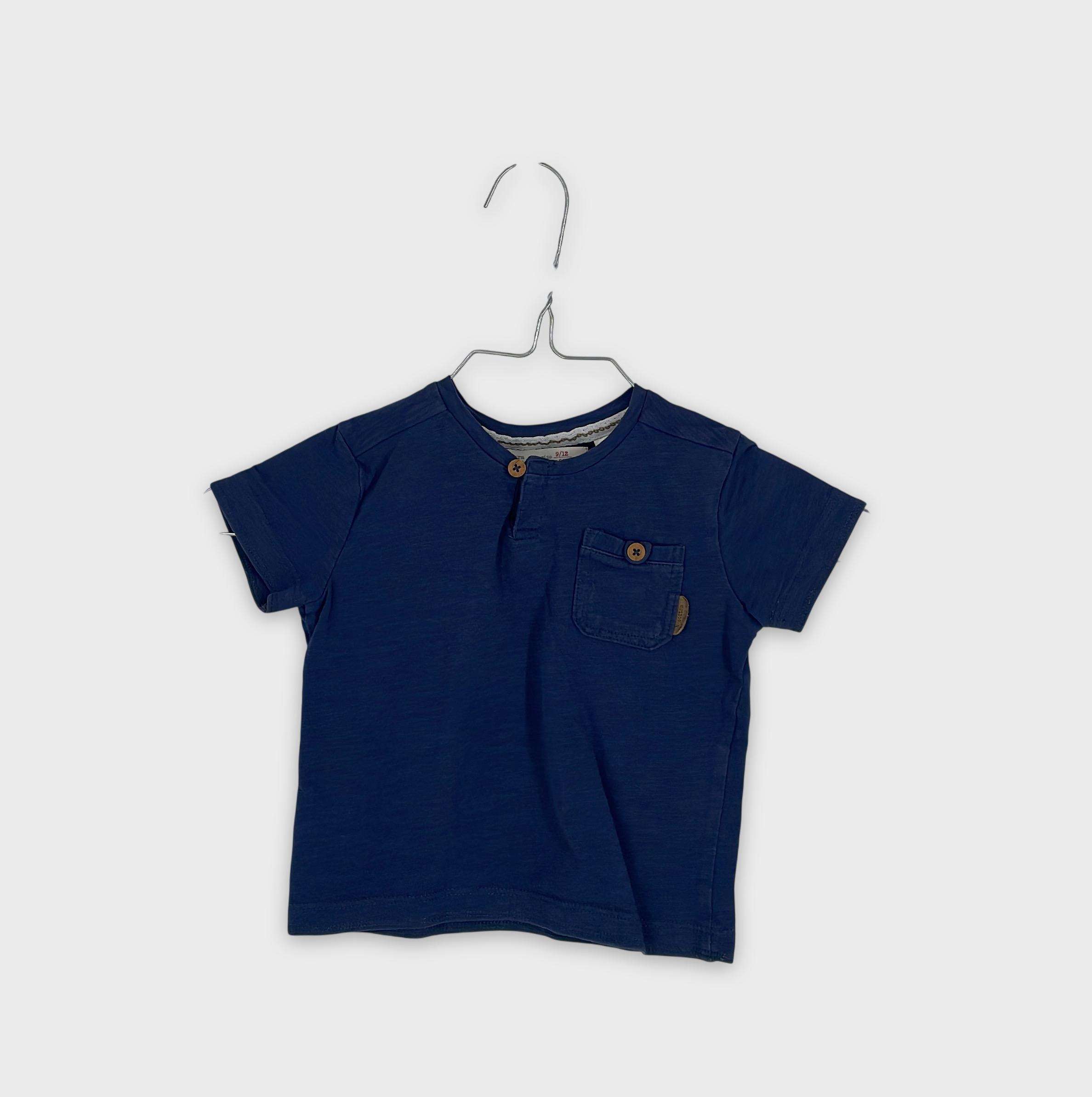 0-T-shirt manches courtes Zara Baby 9-12 Mois