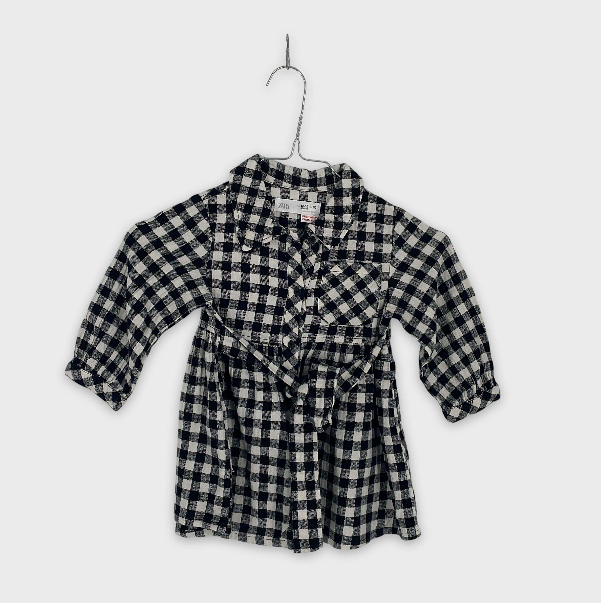 0-Robe Zara Baby 12-18 Mois