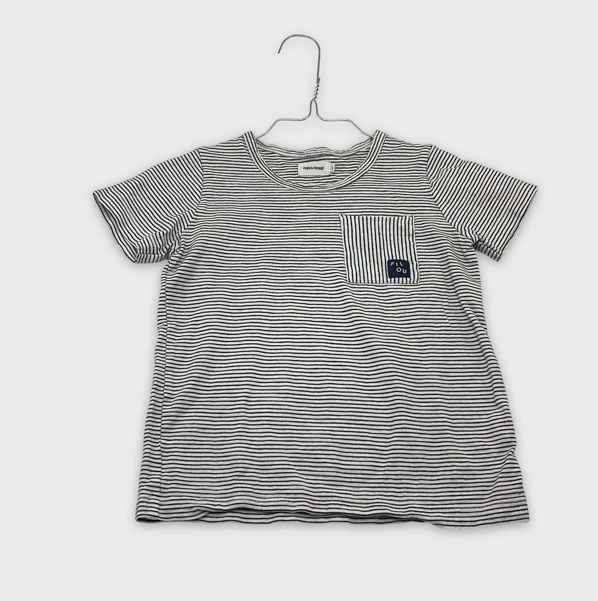 0-T-shirt manches courtes Filou & friends 4 ans