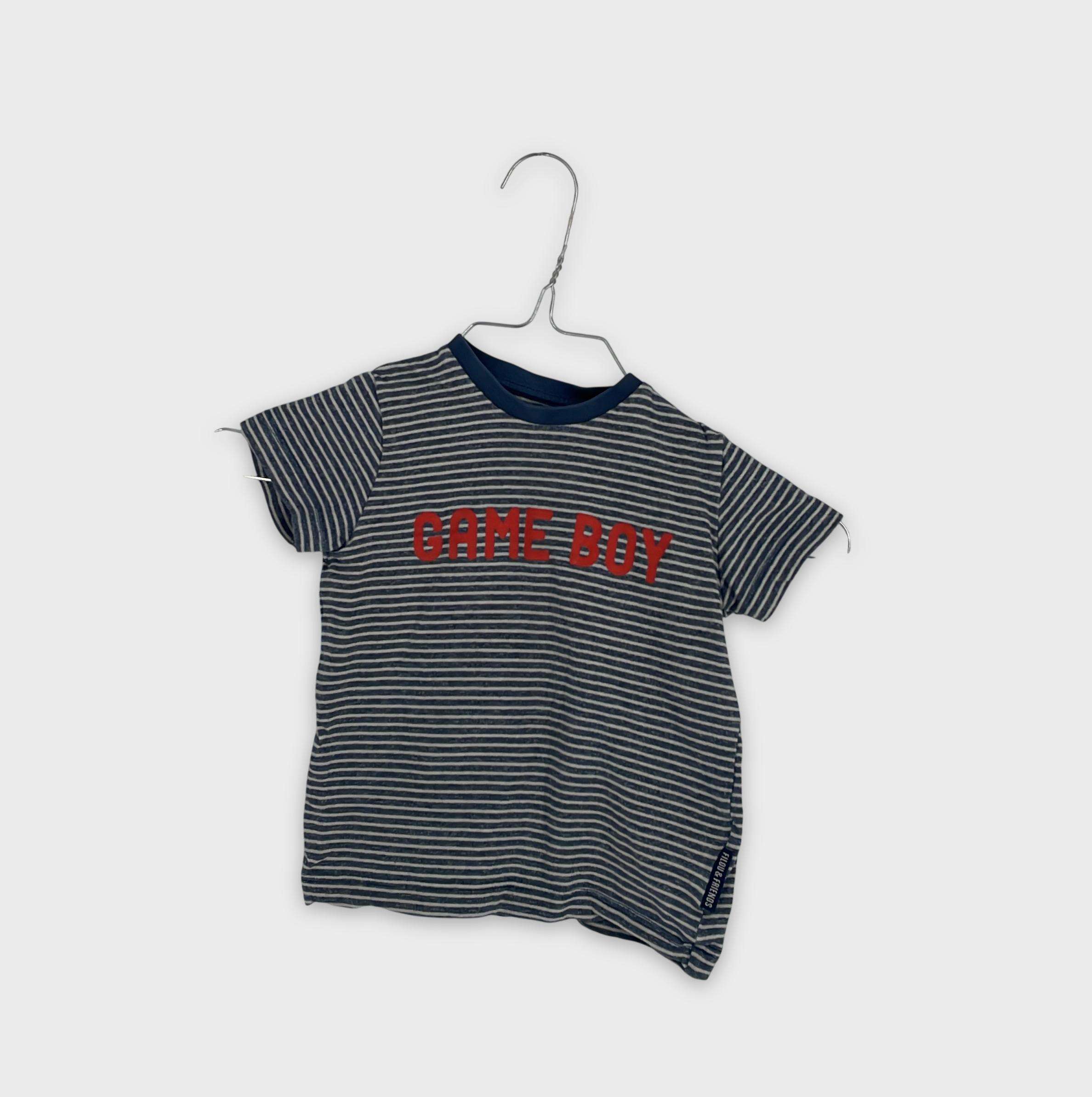 0-T-shirt manches courtes P'tit filou 18 mois