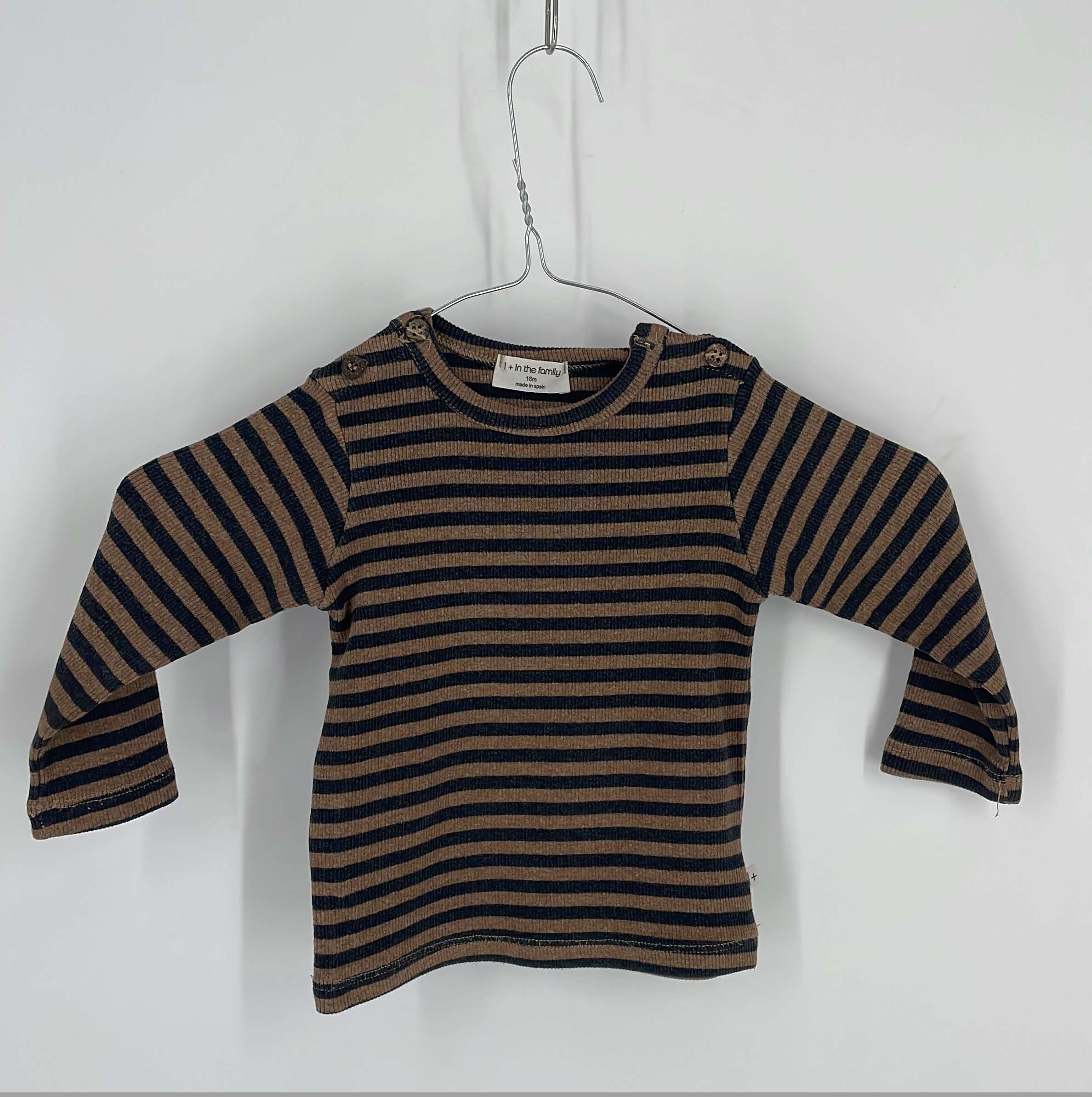 0-T-shirt manches longues 1+ In The Family 18 mois