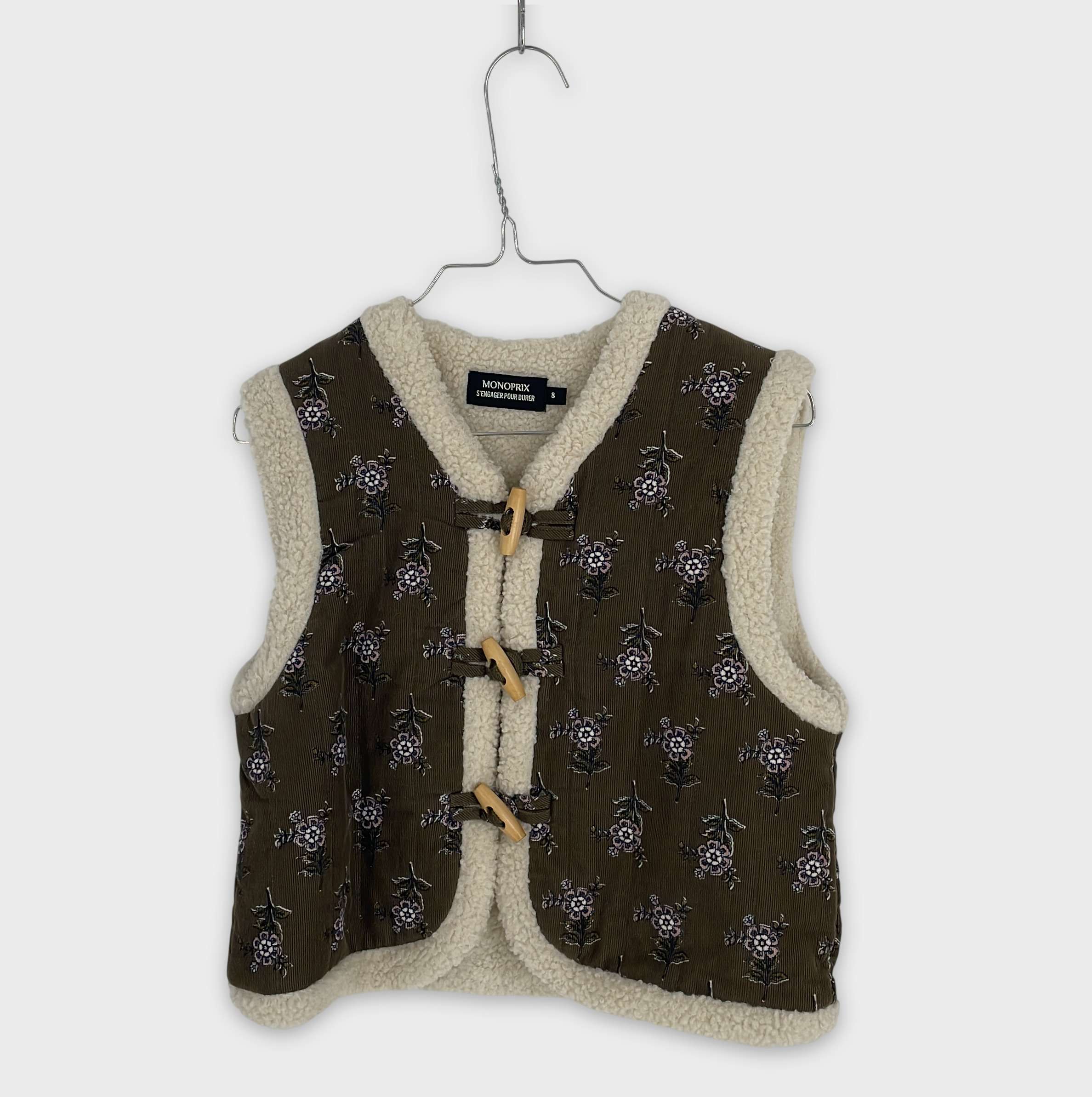 0-Gilet Monoprix 8 ans