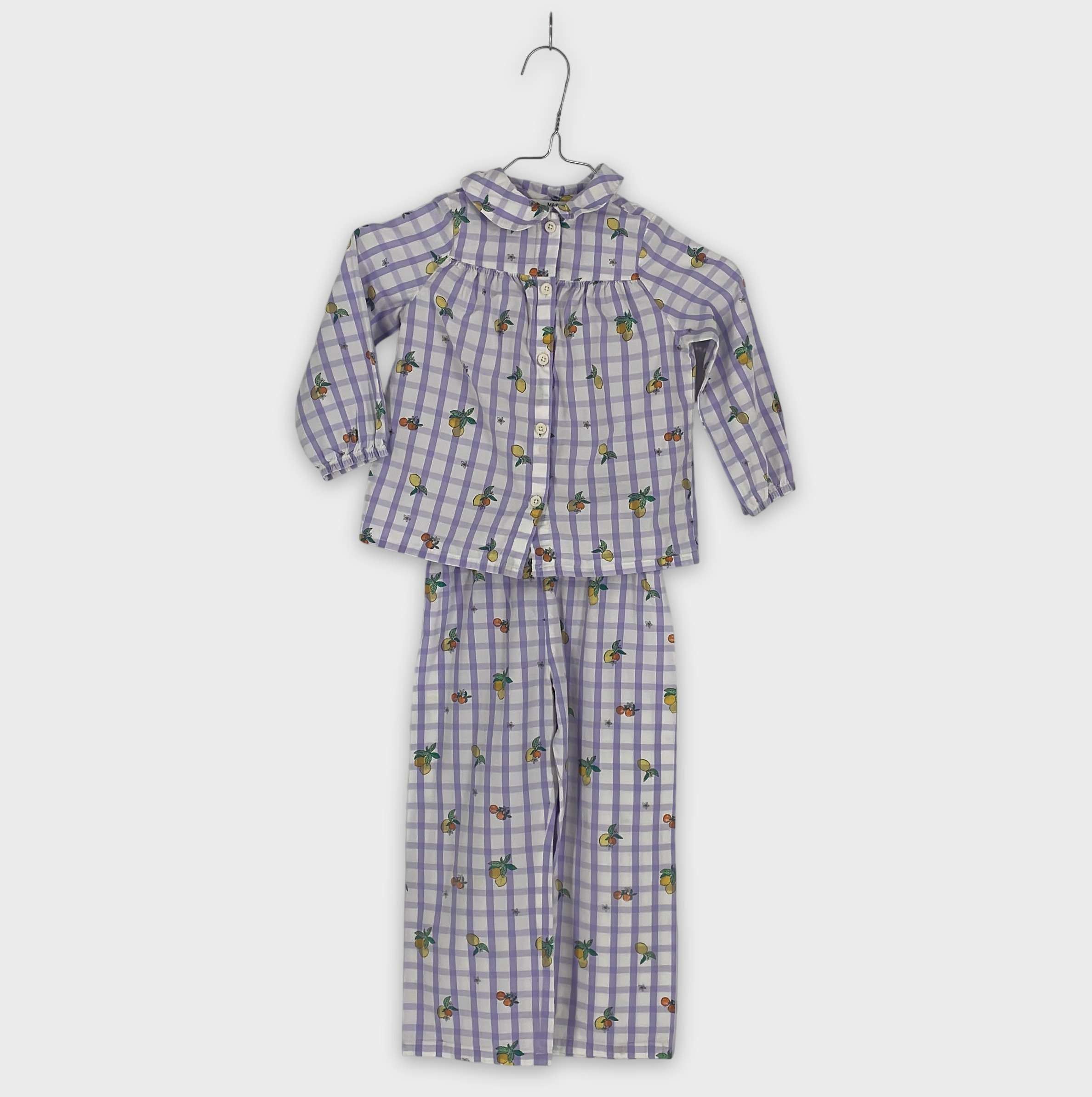 0-Pyjama long M&S 3-4 Ans