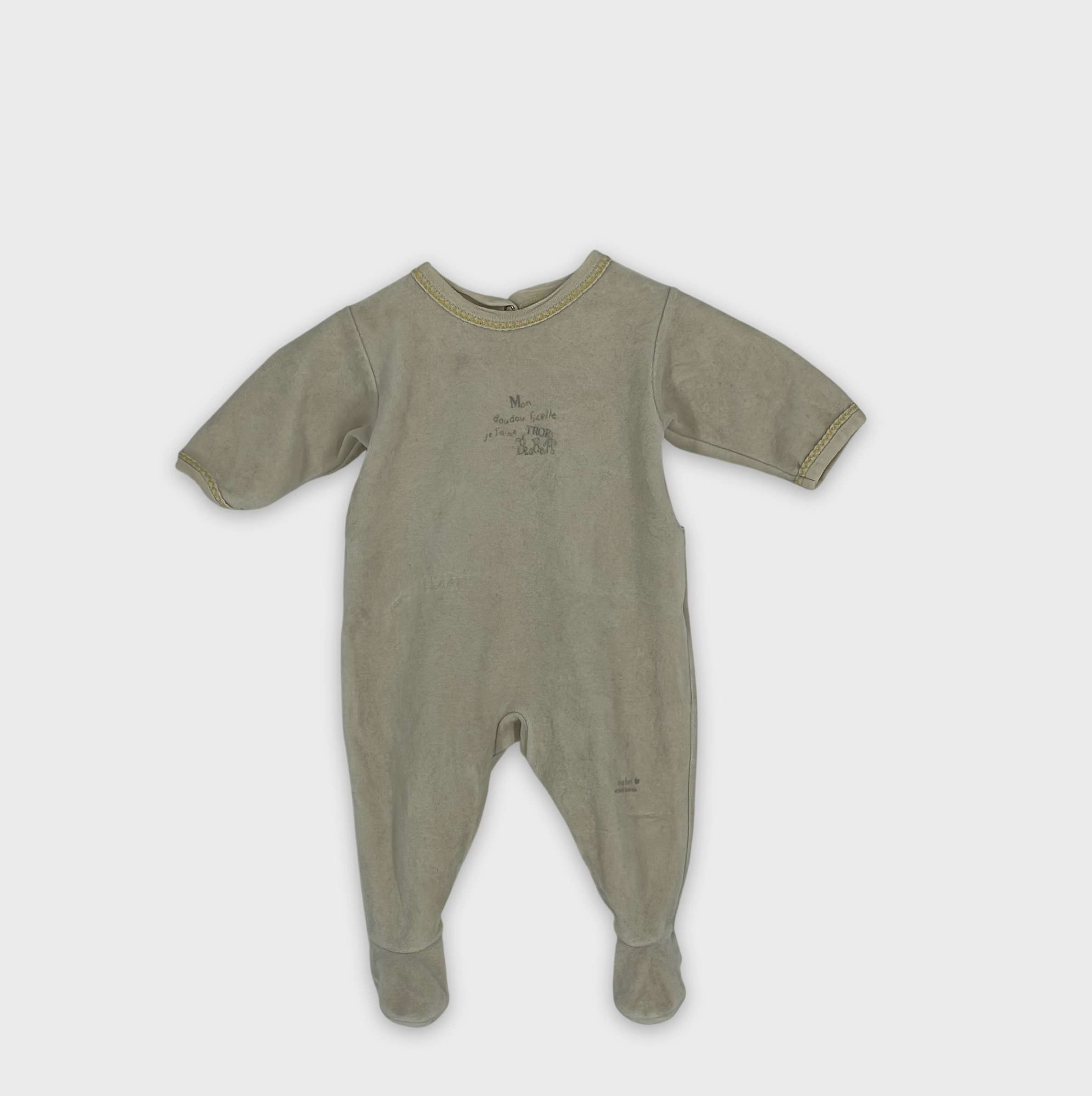 0-Pyjama long Petit Bateau 3 mois