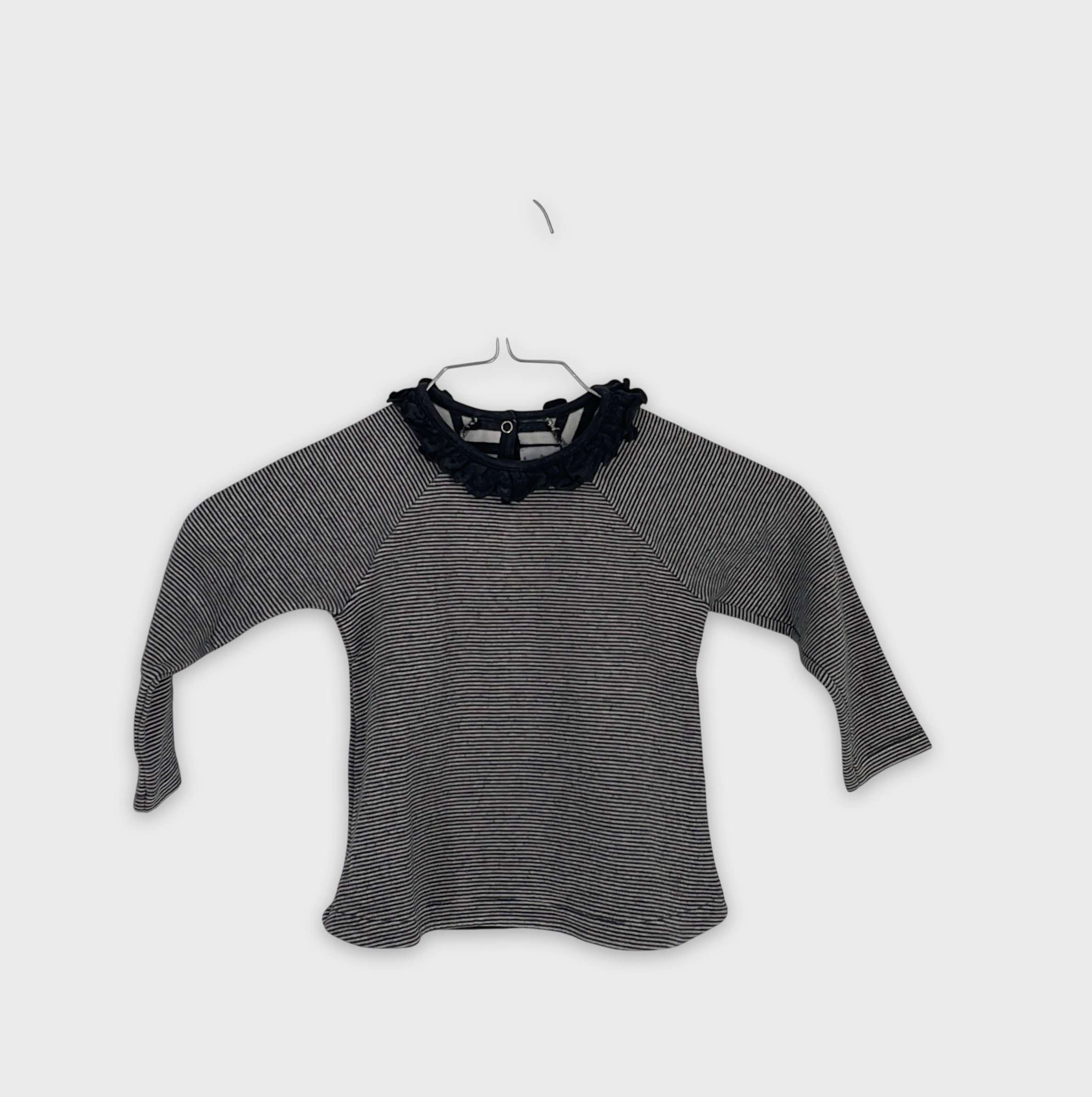 0-T-shirt manches longues Petit Bateau 24 mois