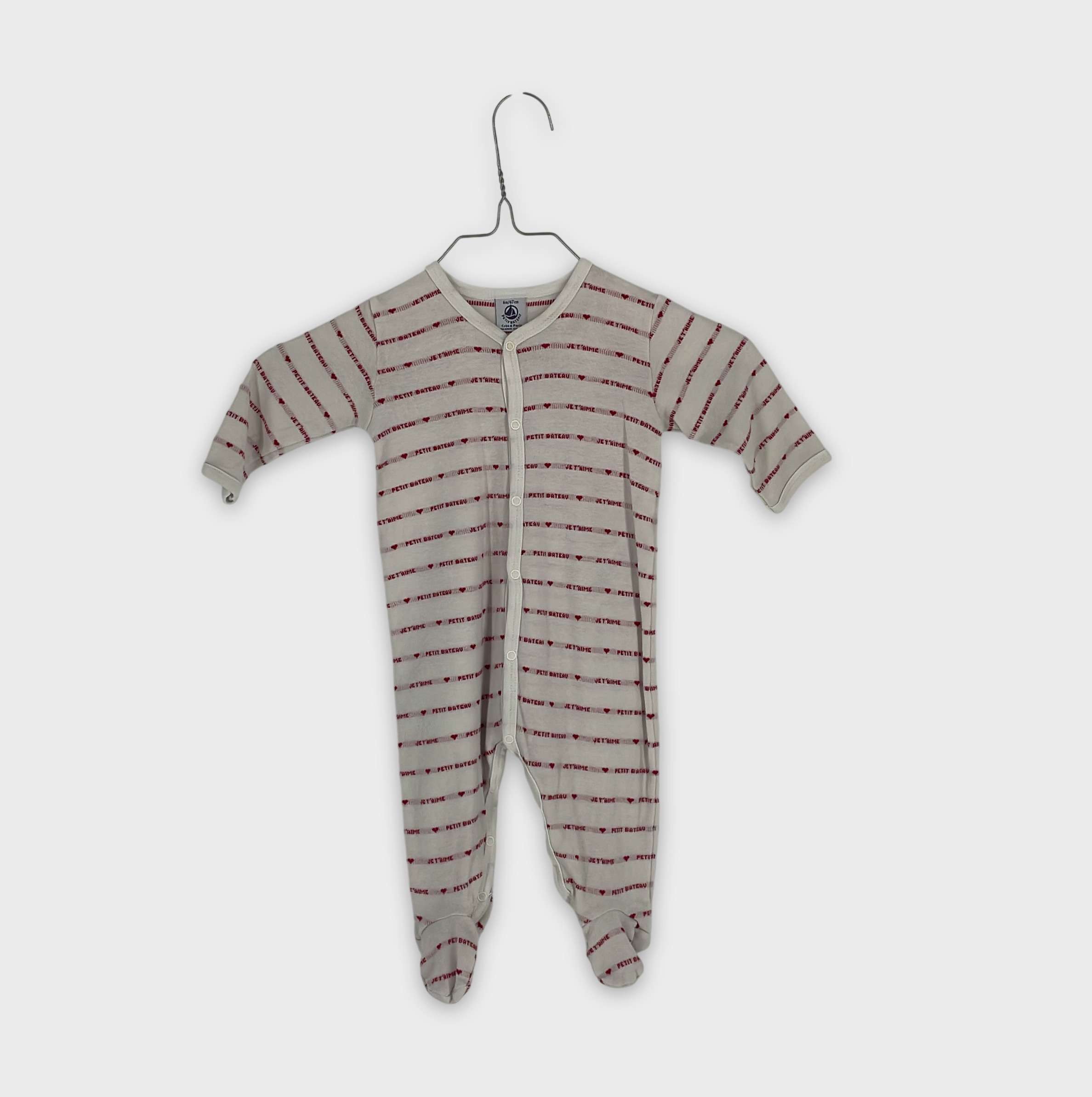 0-Pyjama long Petit Bateau 6 mois