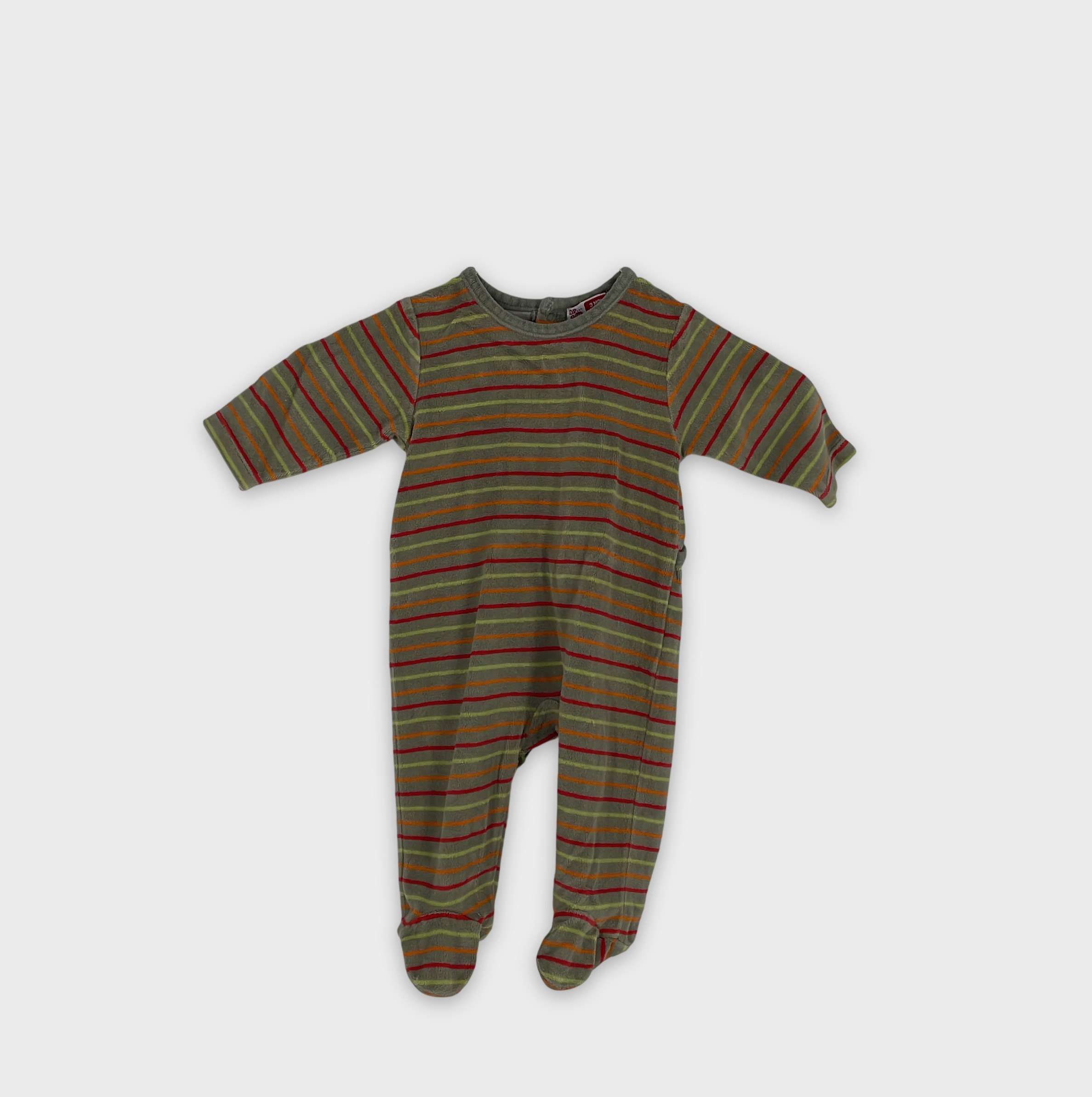 0-Pyjama long Dpam 3 mois