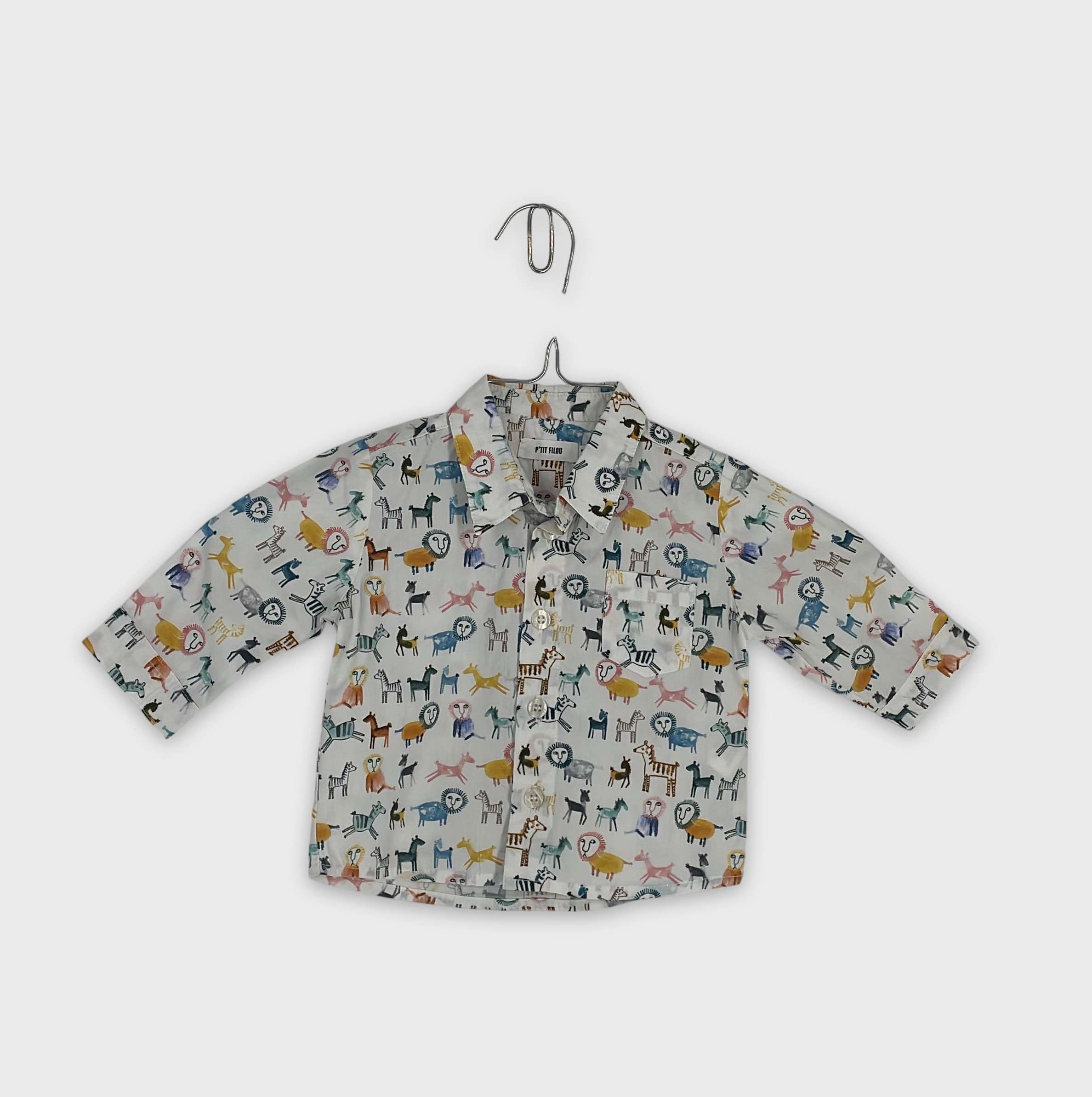 0-Chemise/blouse P'tit filou 3 mois